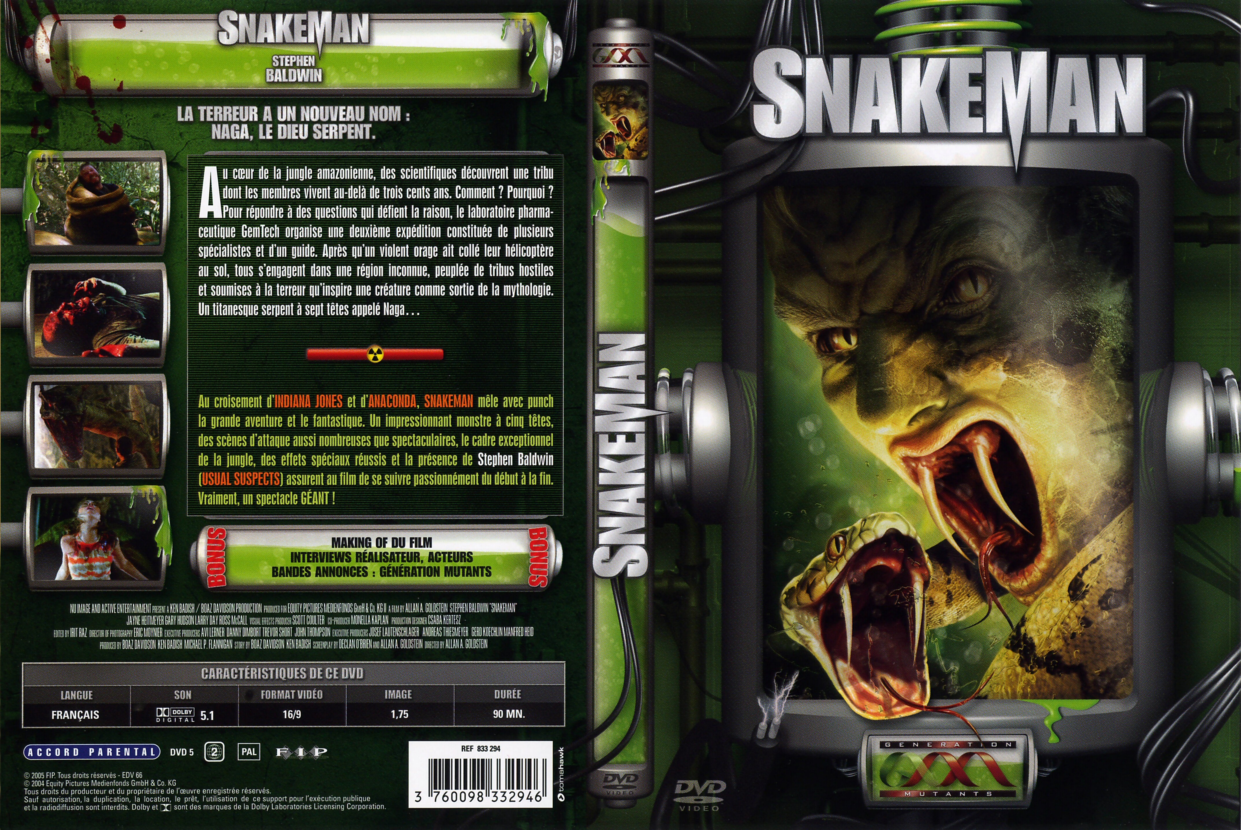 Jaquette DVD Snakeman