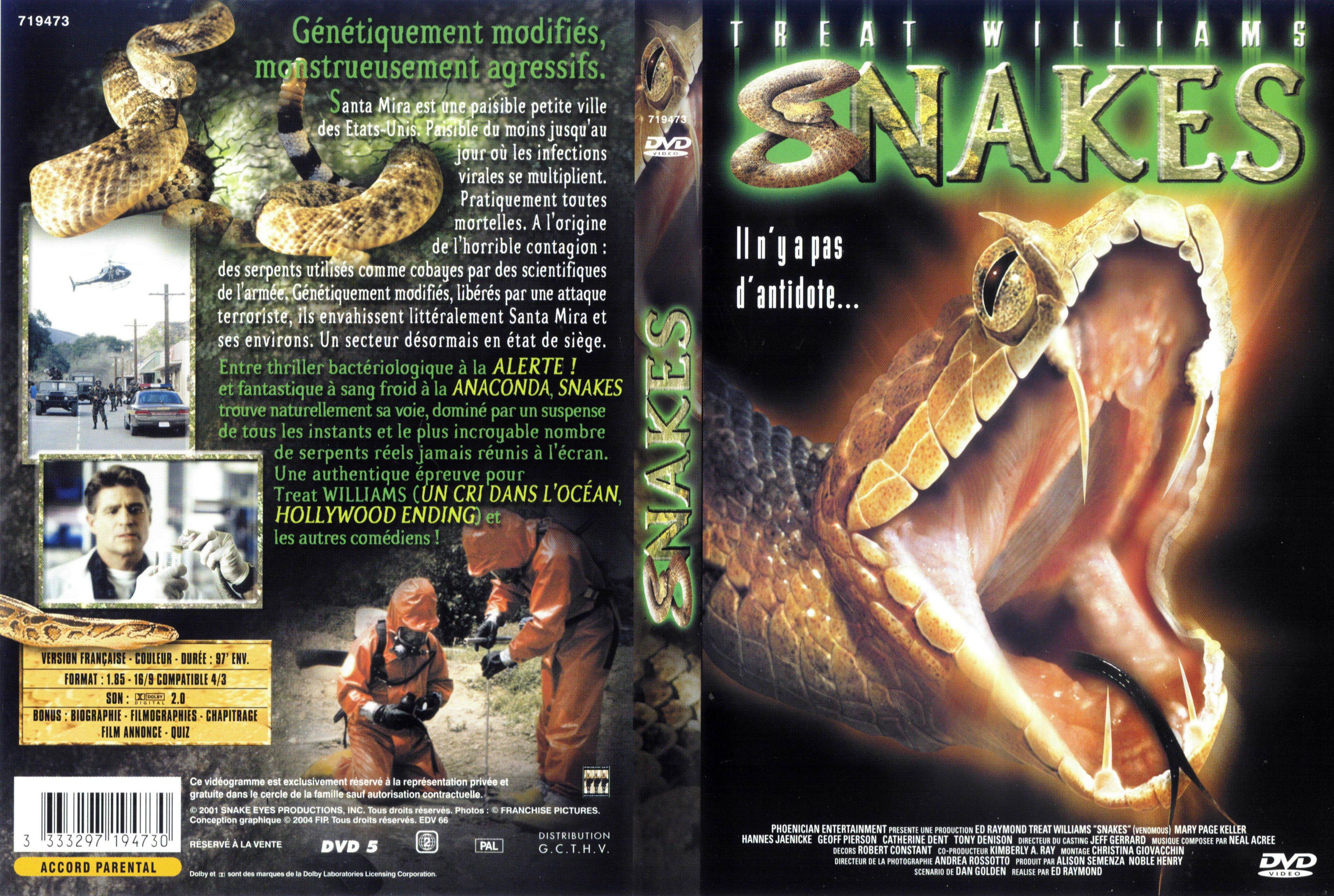 Jaquette DVD Snakes