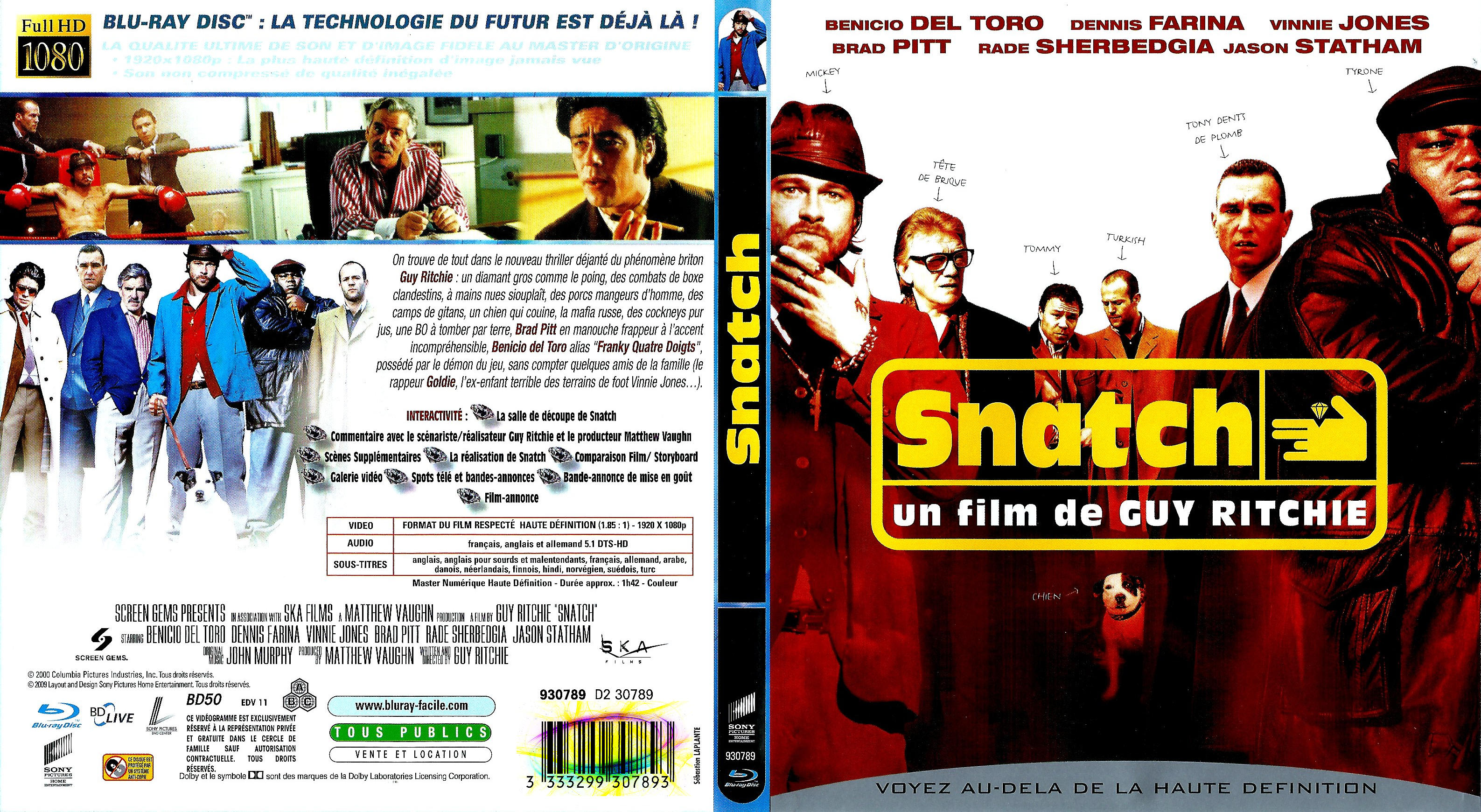 Jaquette DVD Snatch (BLU-RAY)