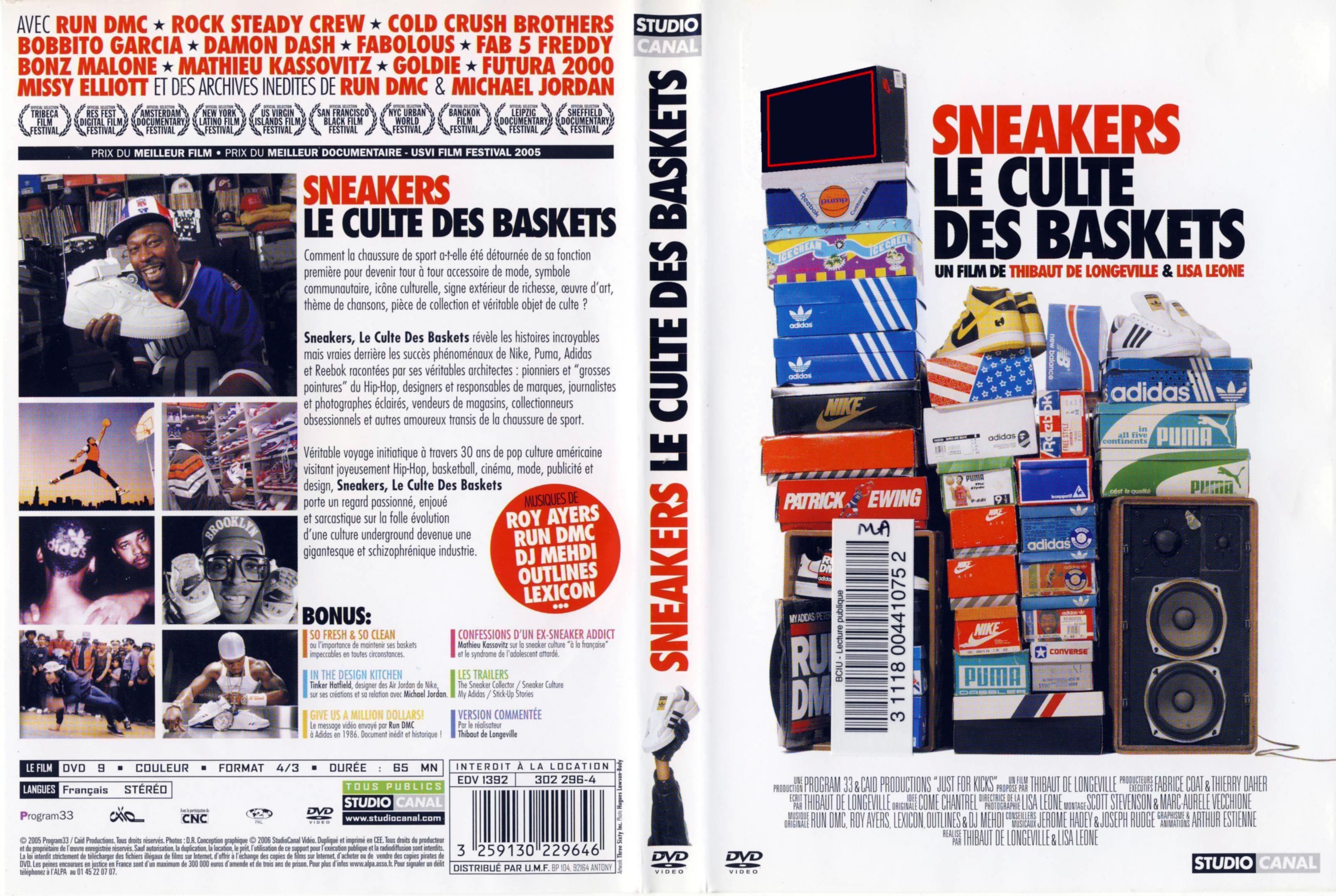 Jaquette DVD Sneakers le culte des baskets