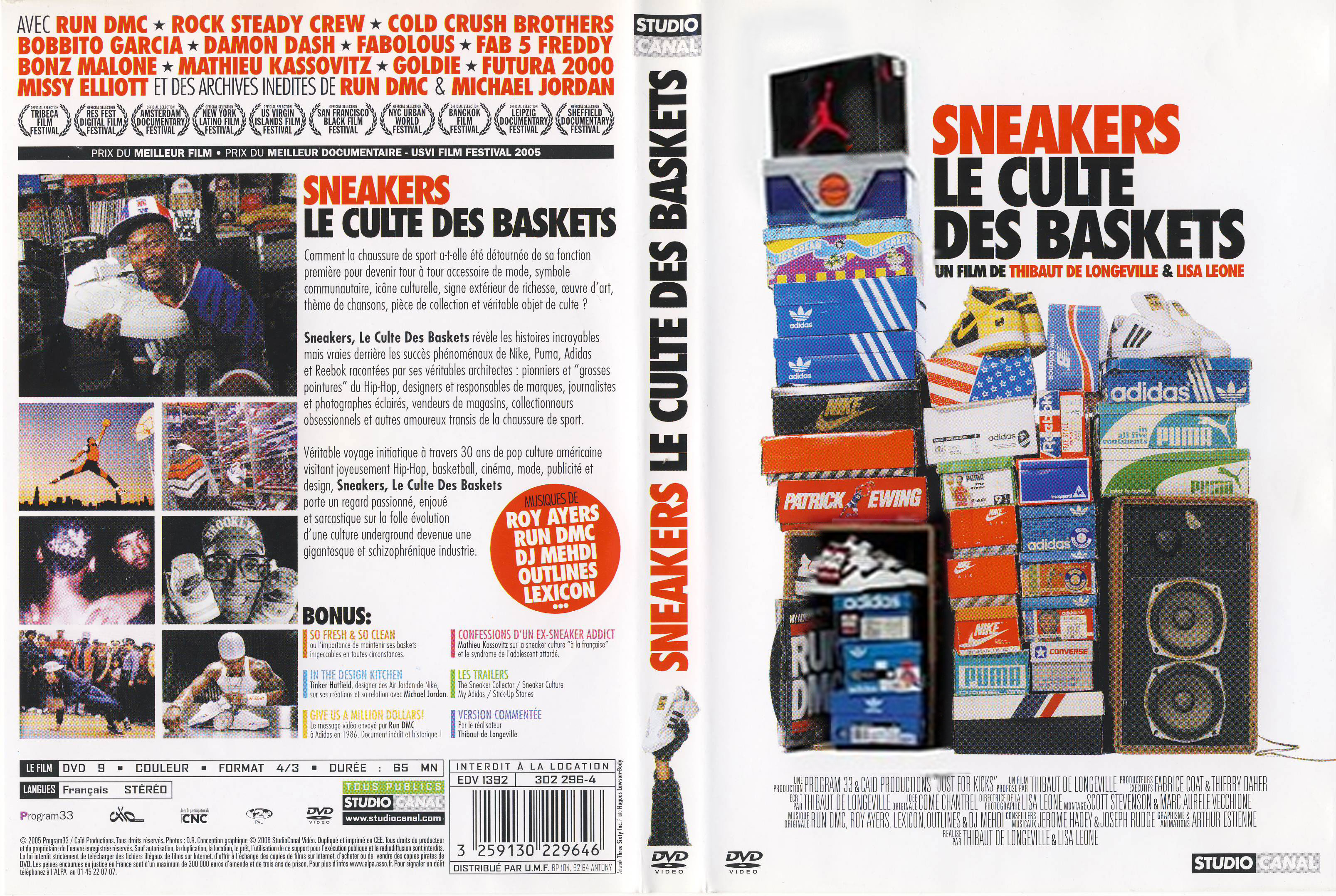 Jaquette DVD Sneakers le culte des baskets custom