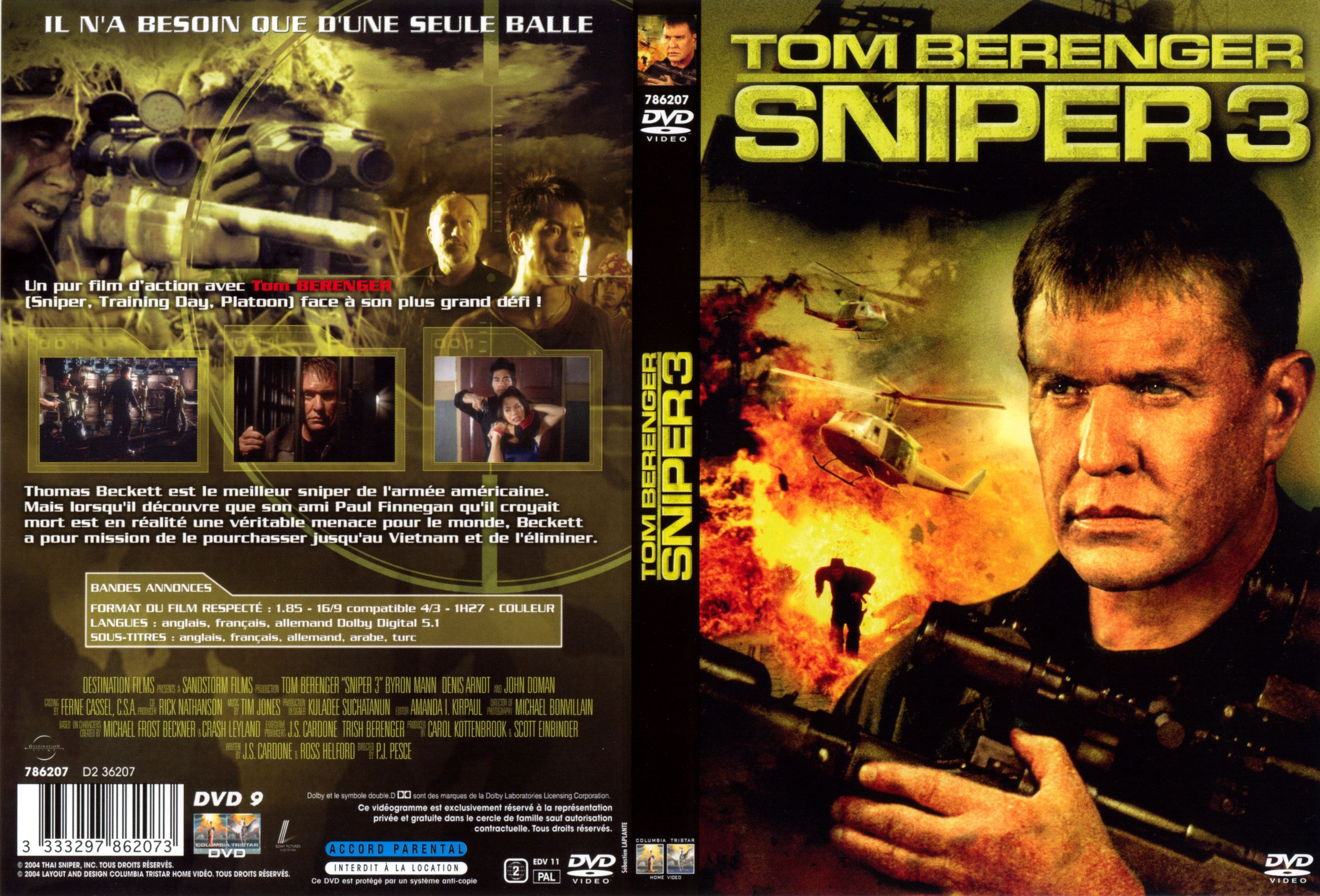 Jaquette DVD Sniper 3