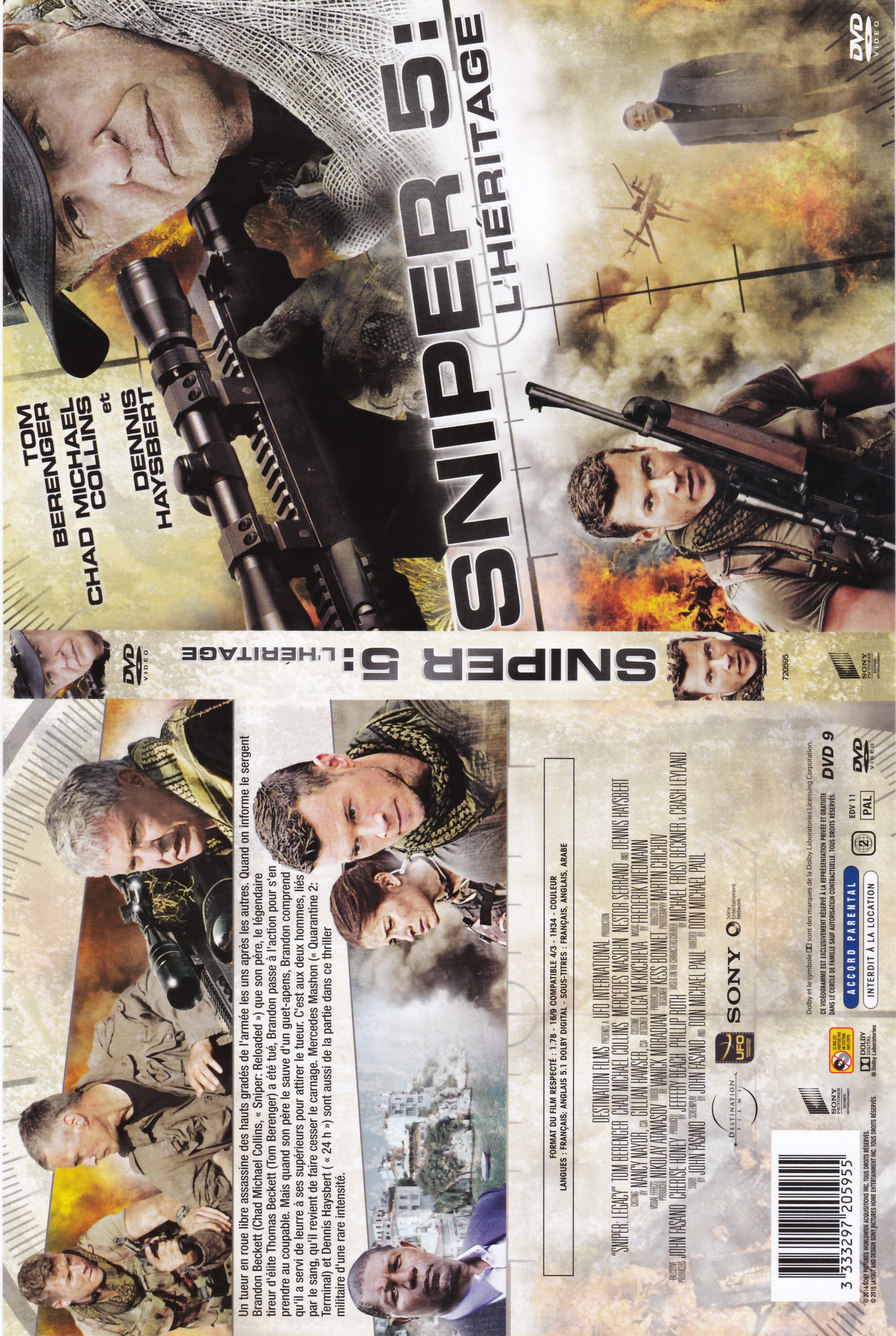 Jaquette DVD Sniper 5 l