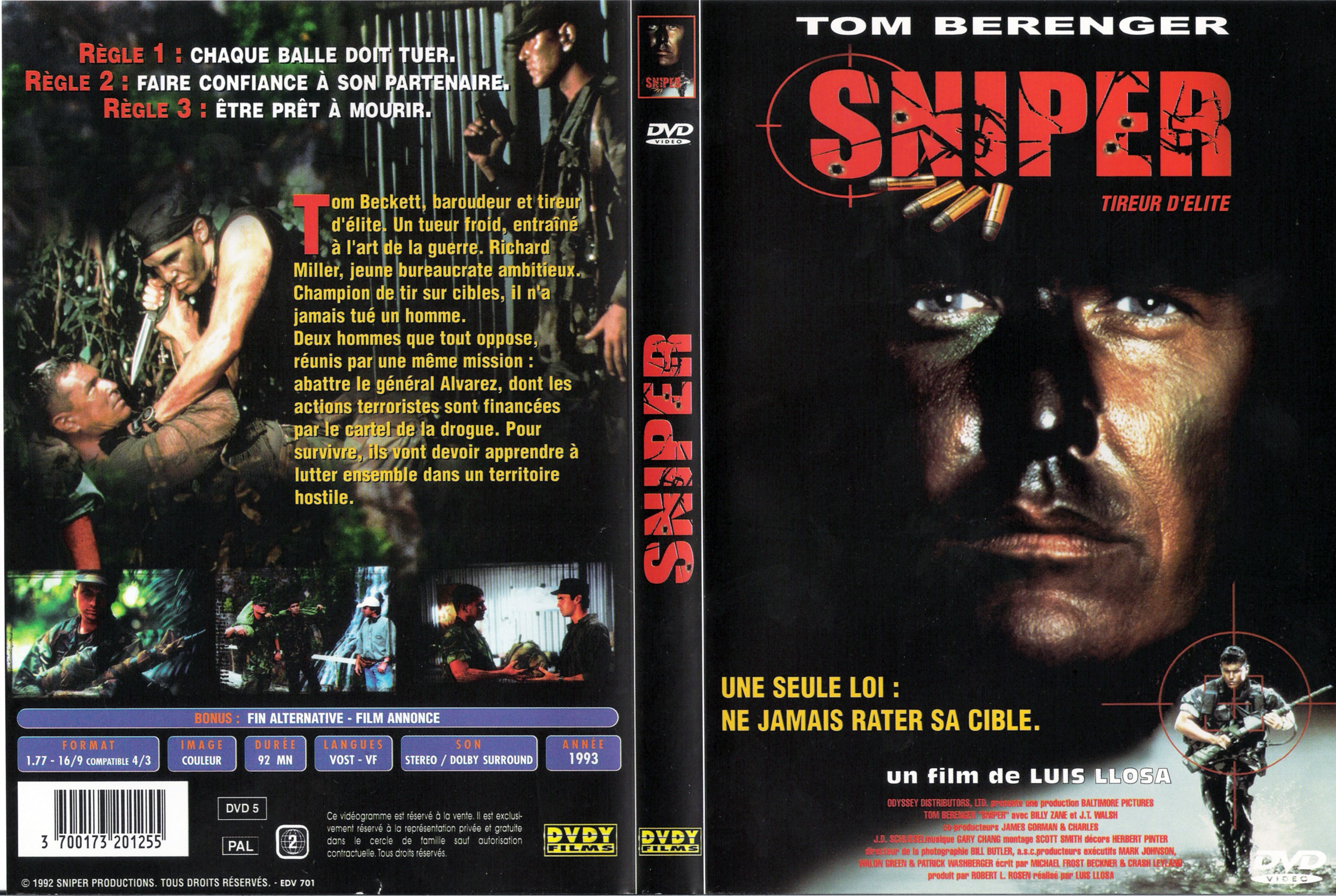 Jaquette DVD Sniper v2
