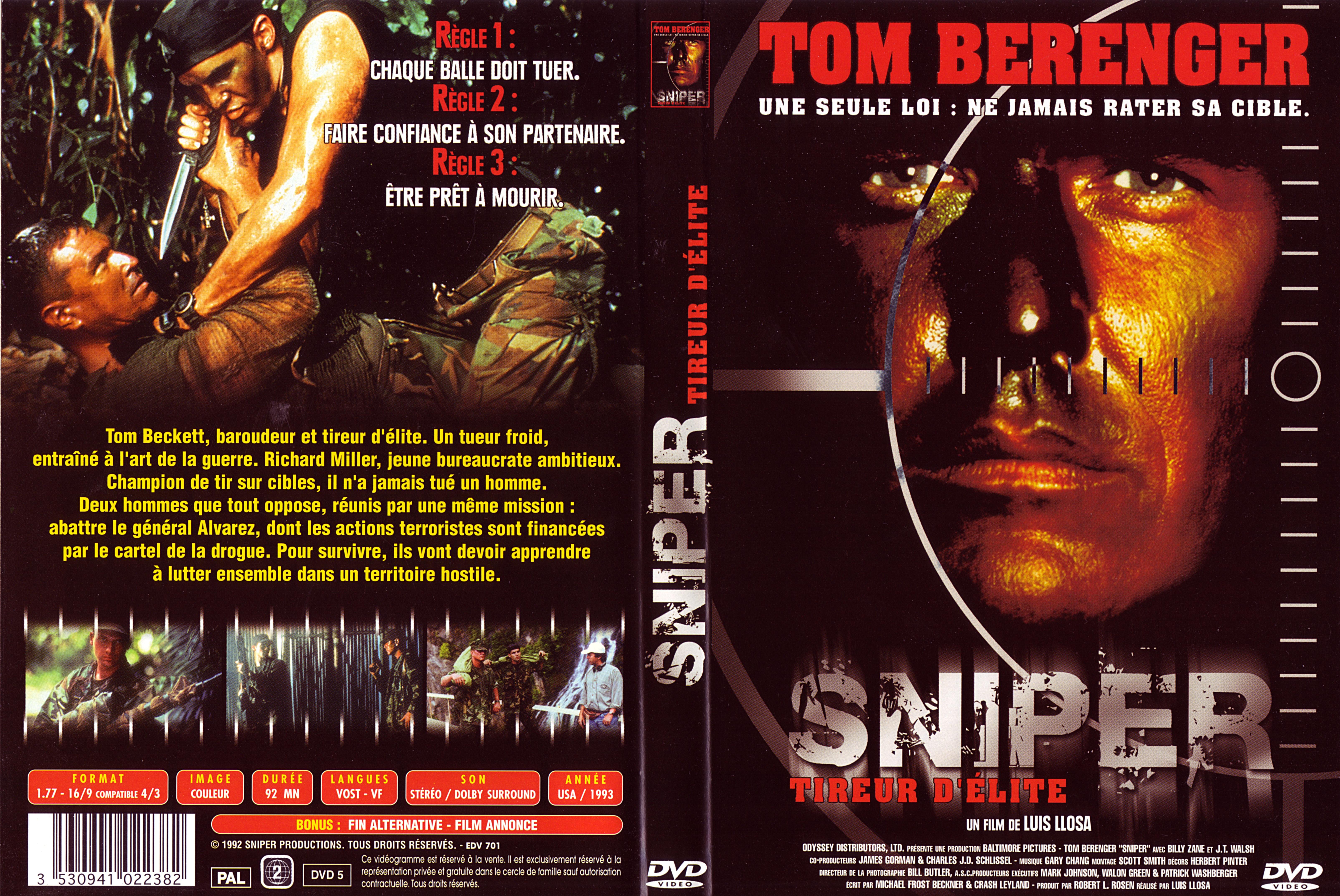 Jaquette DVD Sniper v4