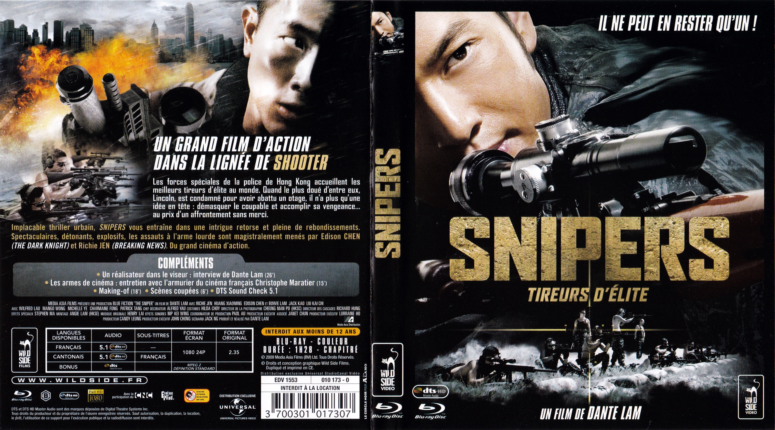 Jaquette DVD Snipers Tireurs d