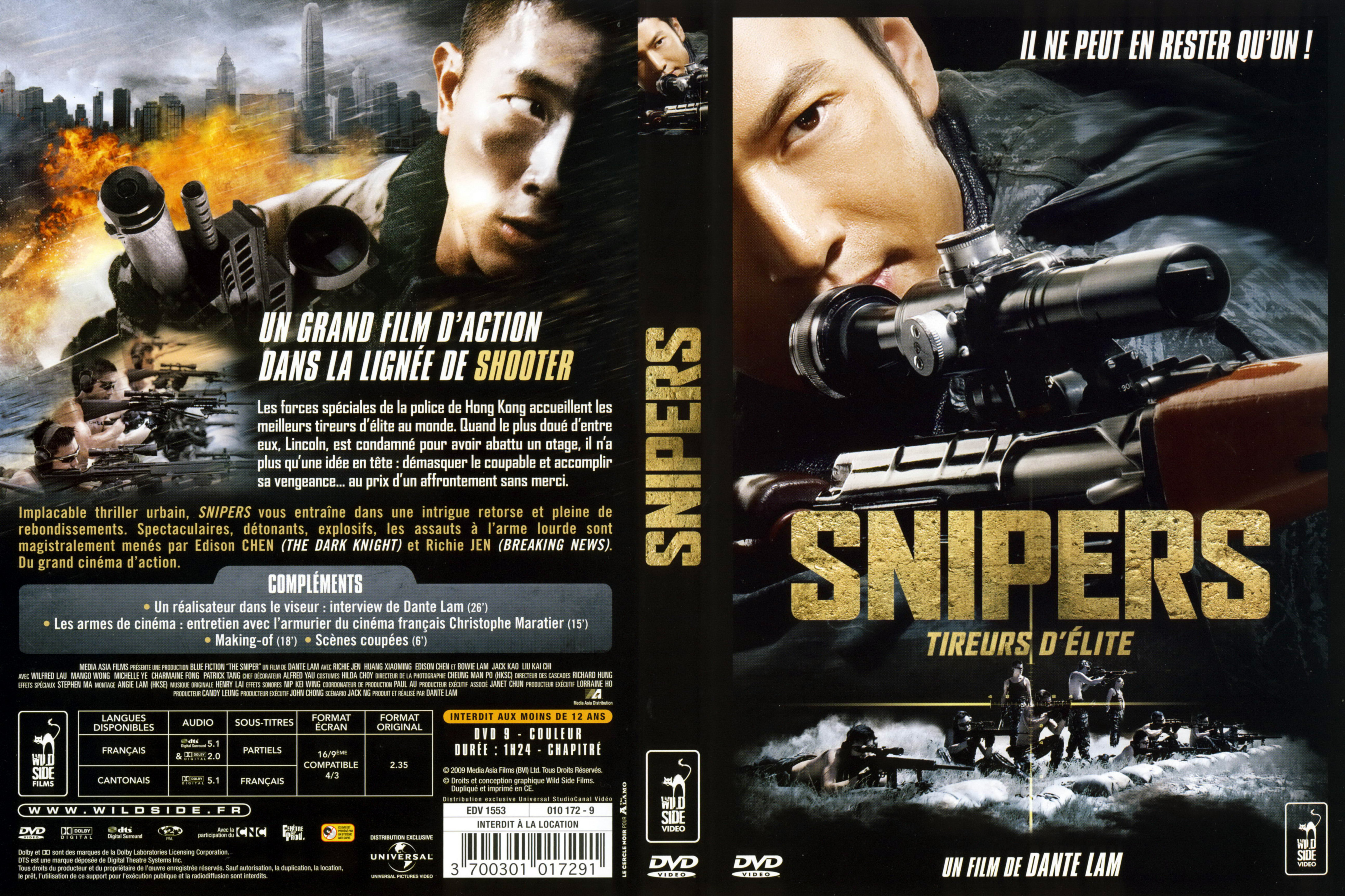 Jaquette DVD Snipers tireurs d
