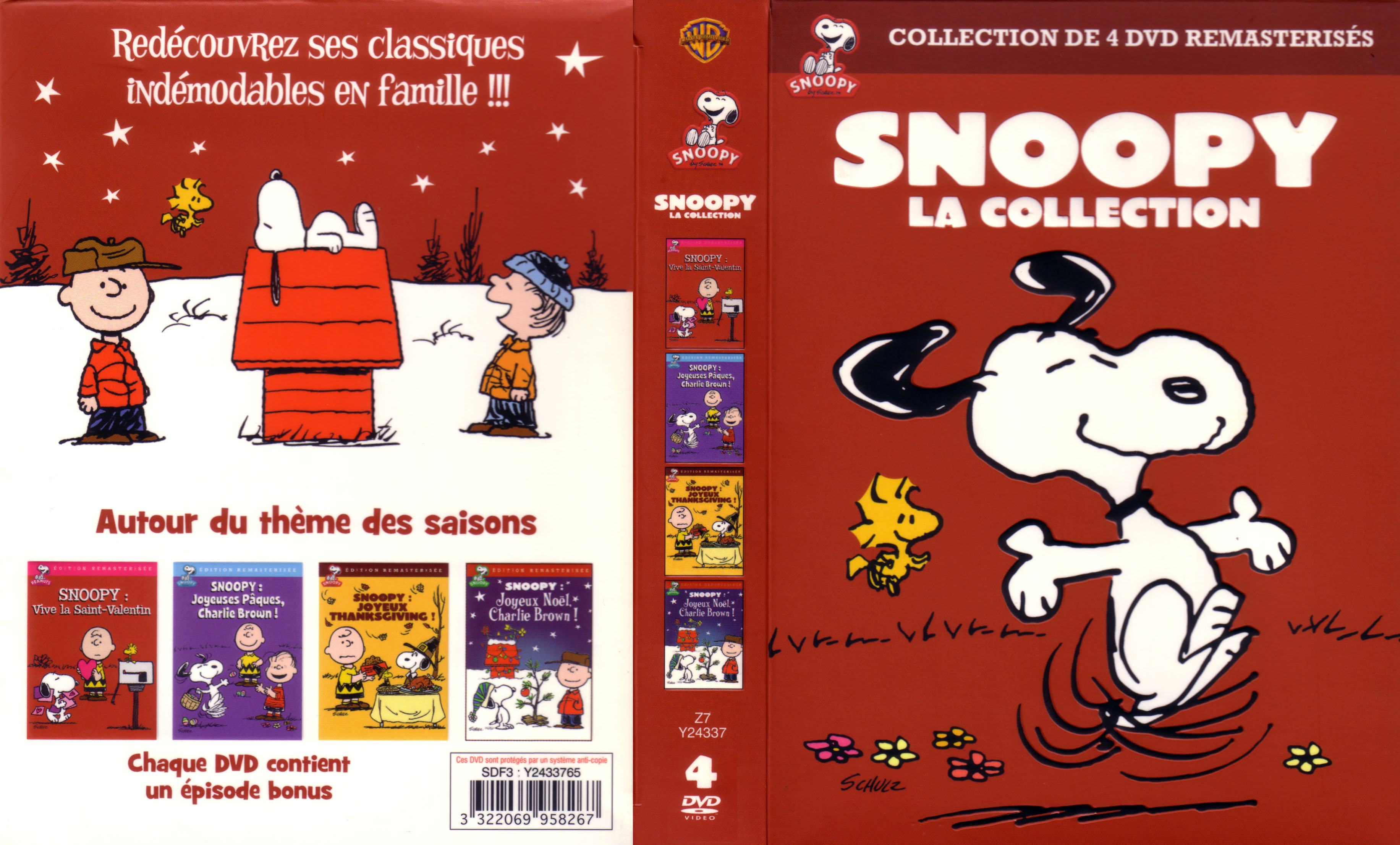 Jaquette DVD Snoopy la collection
