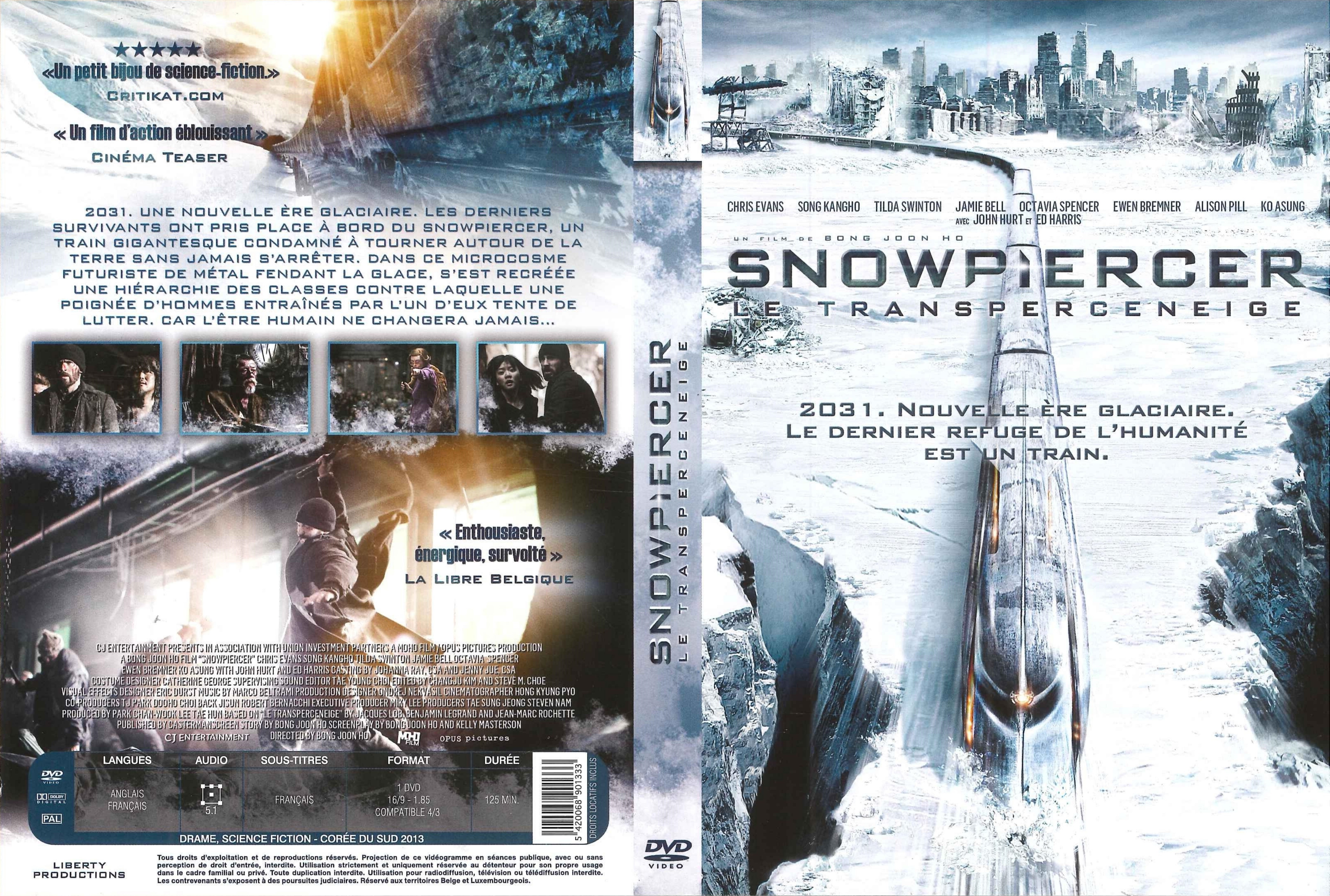 Jaquette DVD Snowpiercer, Le Transperceneige v3