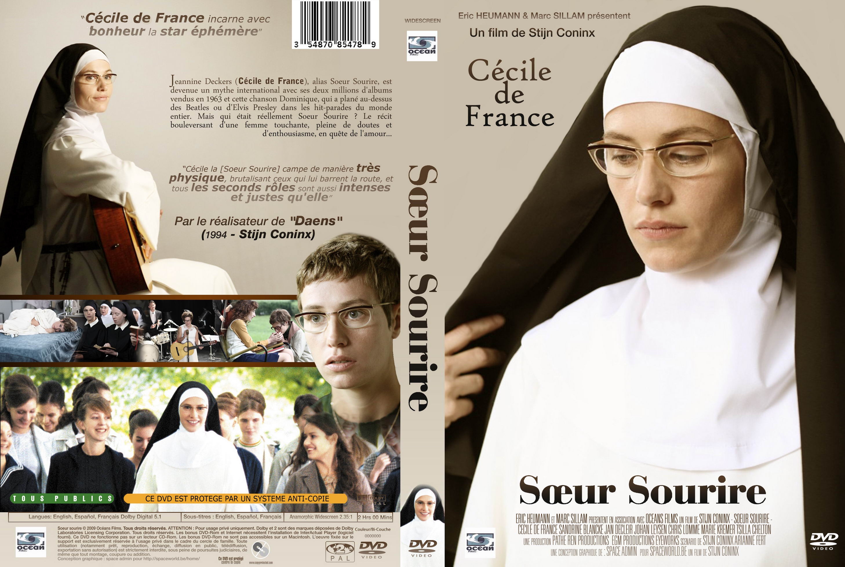 Jaquette DVD Soeur Sourire custom
