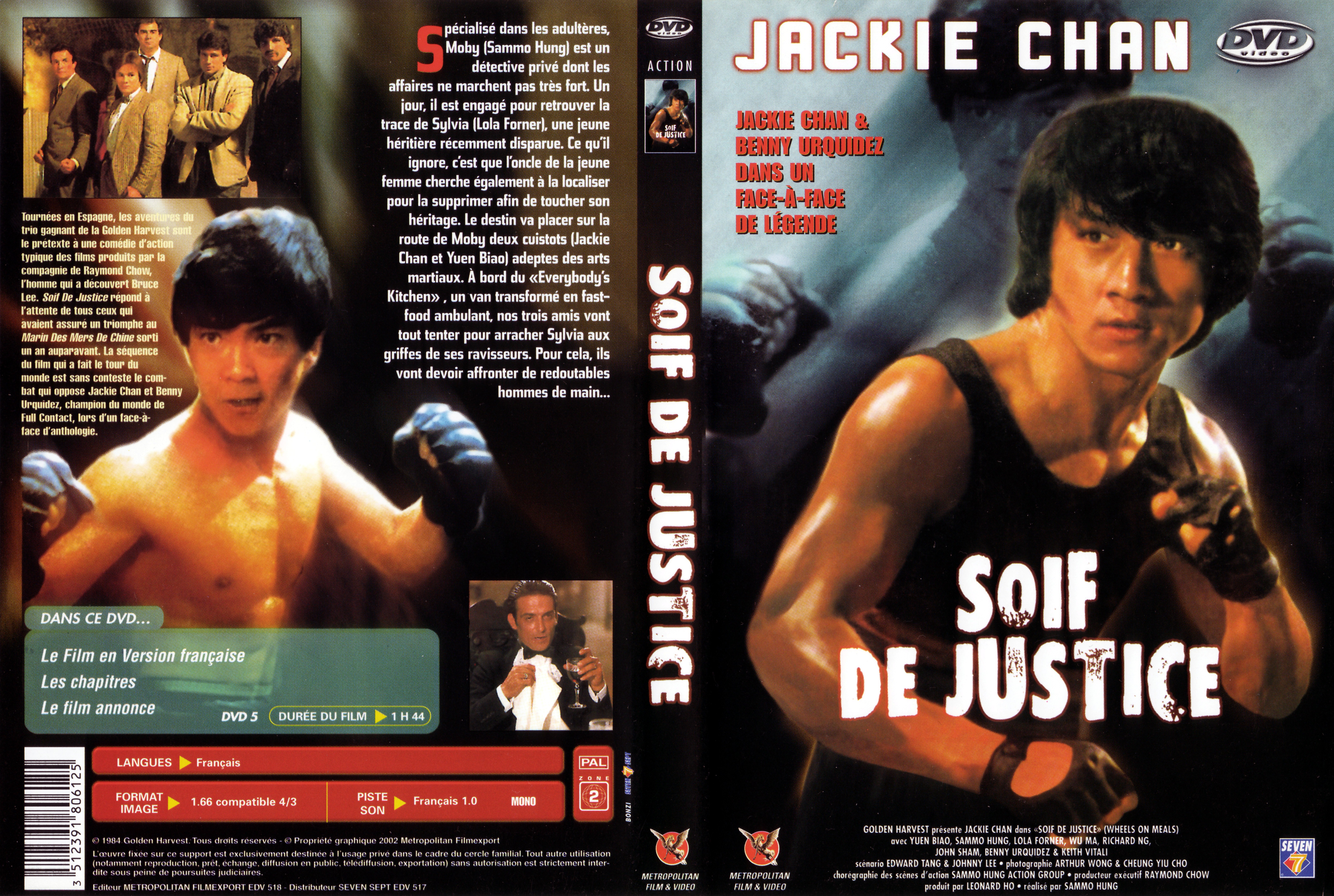 Jaquette DVD Soif de justice