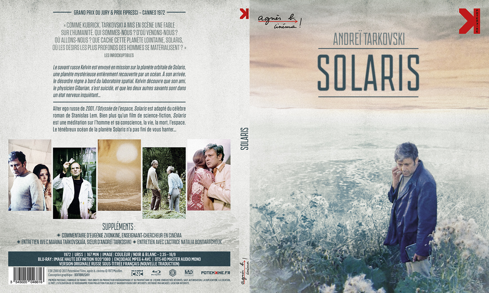 Jaquette DVD Solaris (Tarkovski) (BLU-RAY)