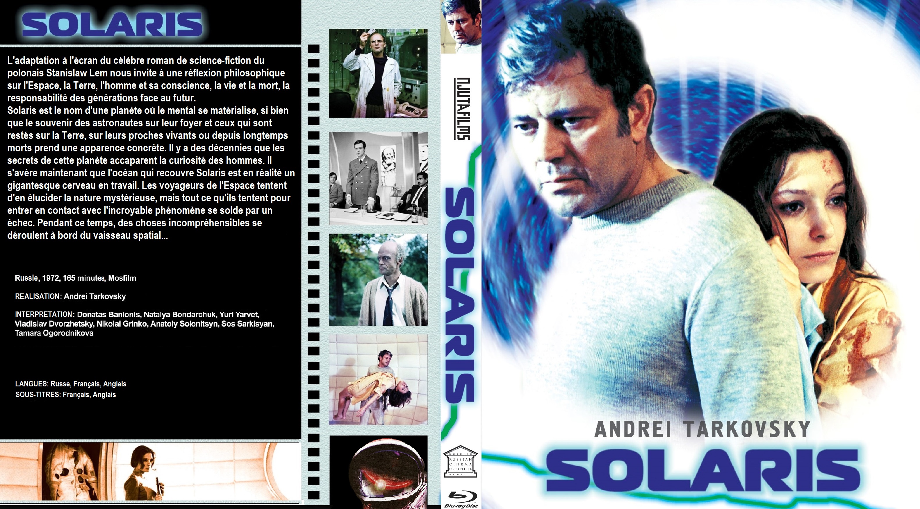 Jaquette DVD Solaris (Tarkovski) custom (BLU-RAY)