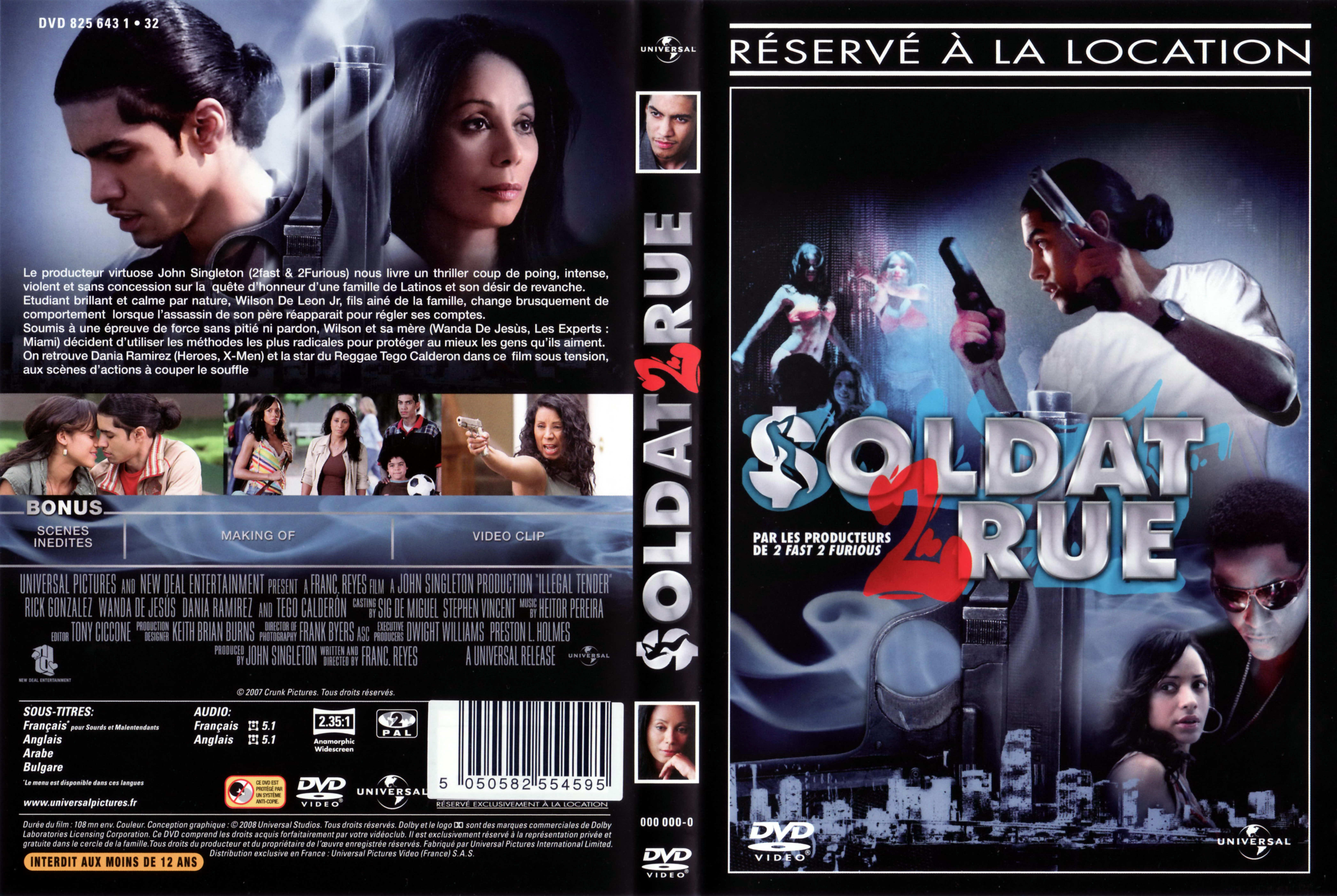 Jaquette DVD Soldat 2 rue