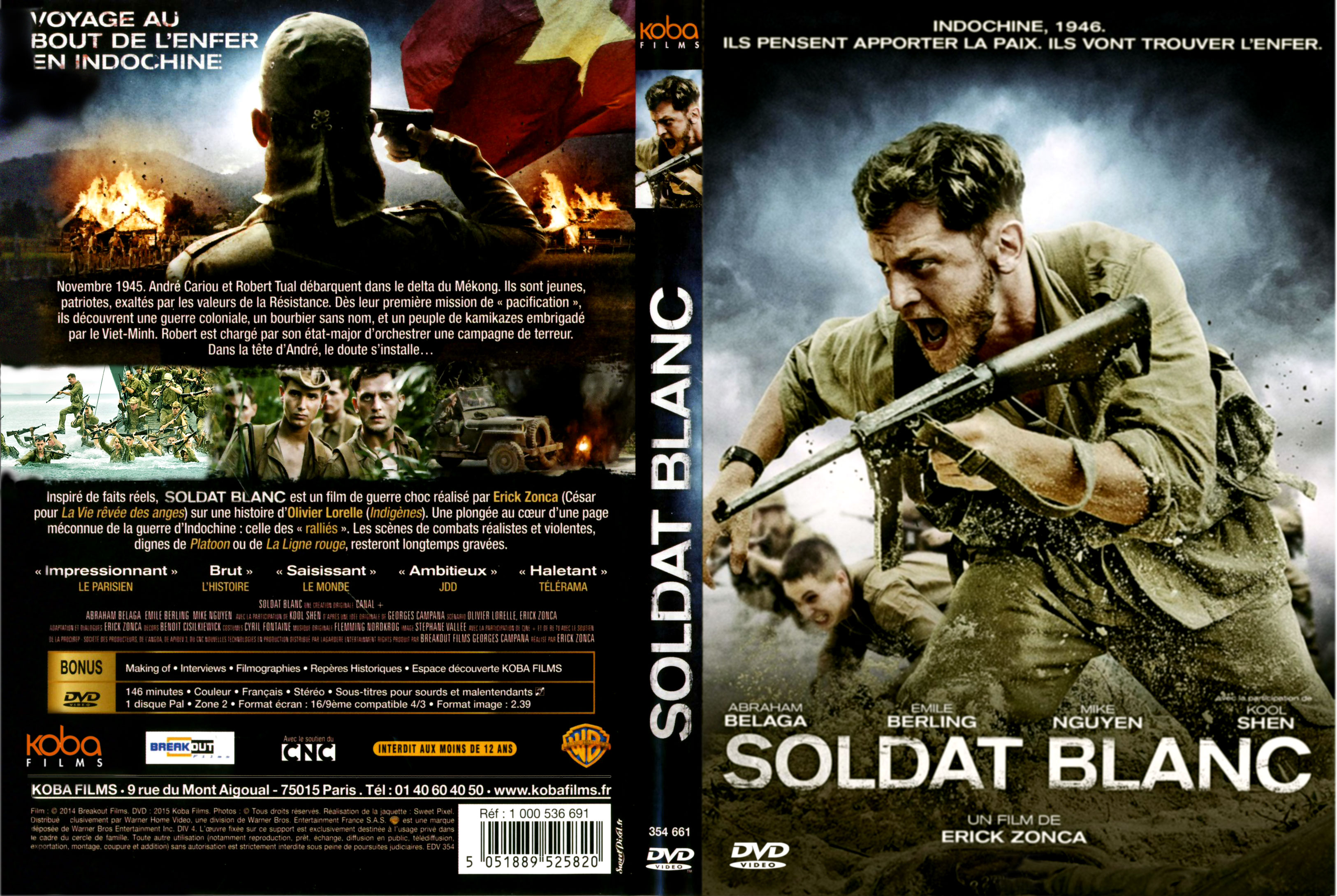 Jaquette DVD Soldat blanc