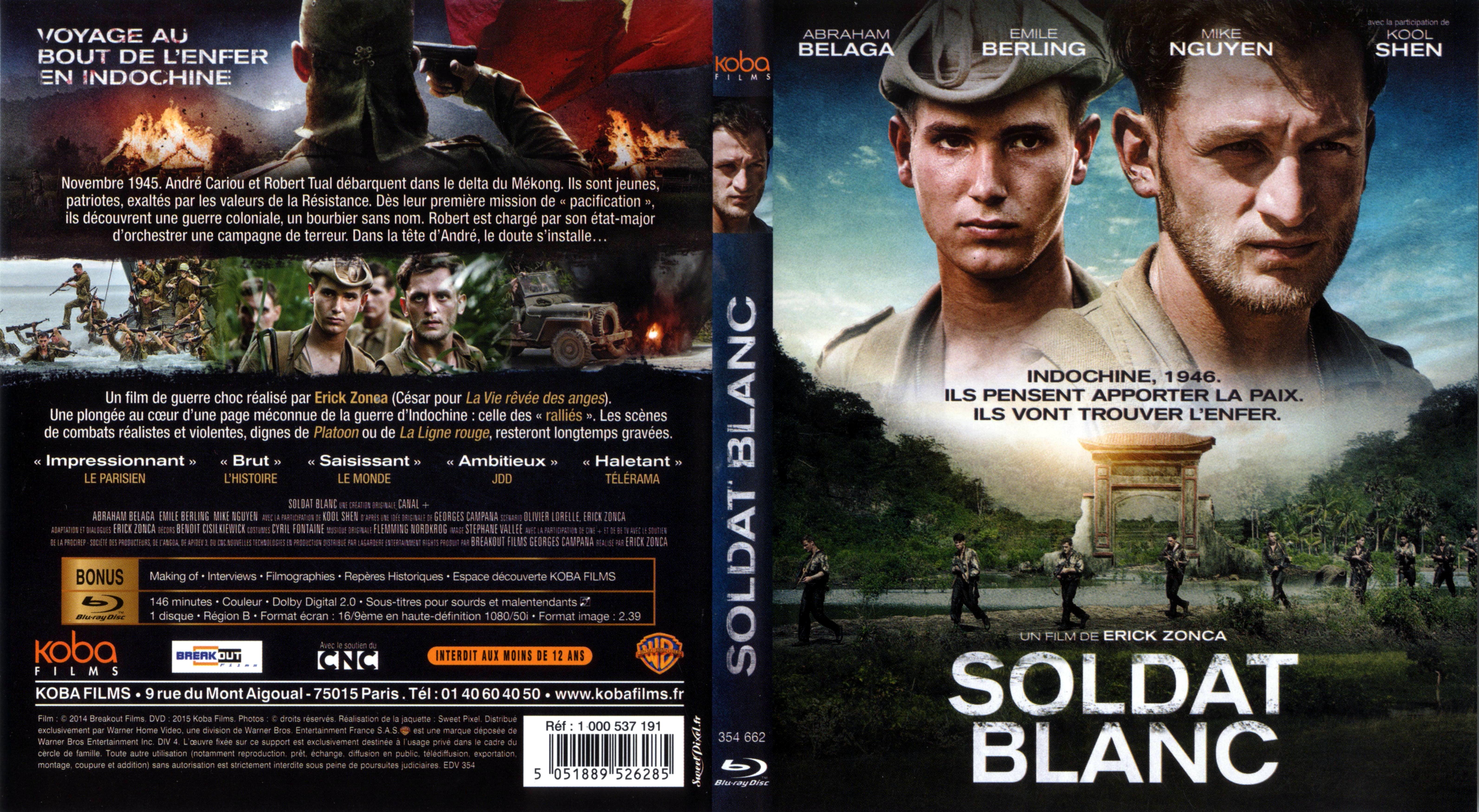 Jaquette DVD Soldat blanc (BLU-RAY)