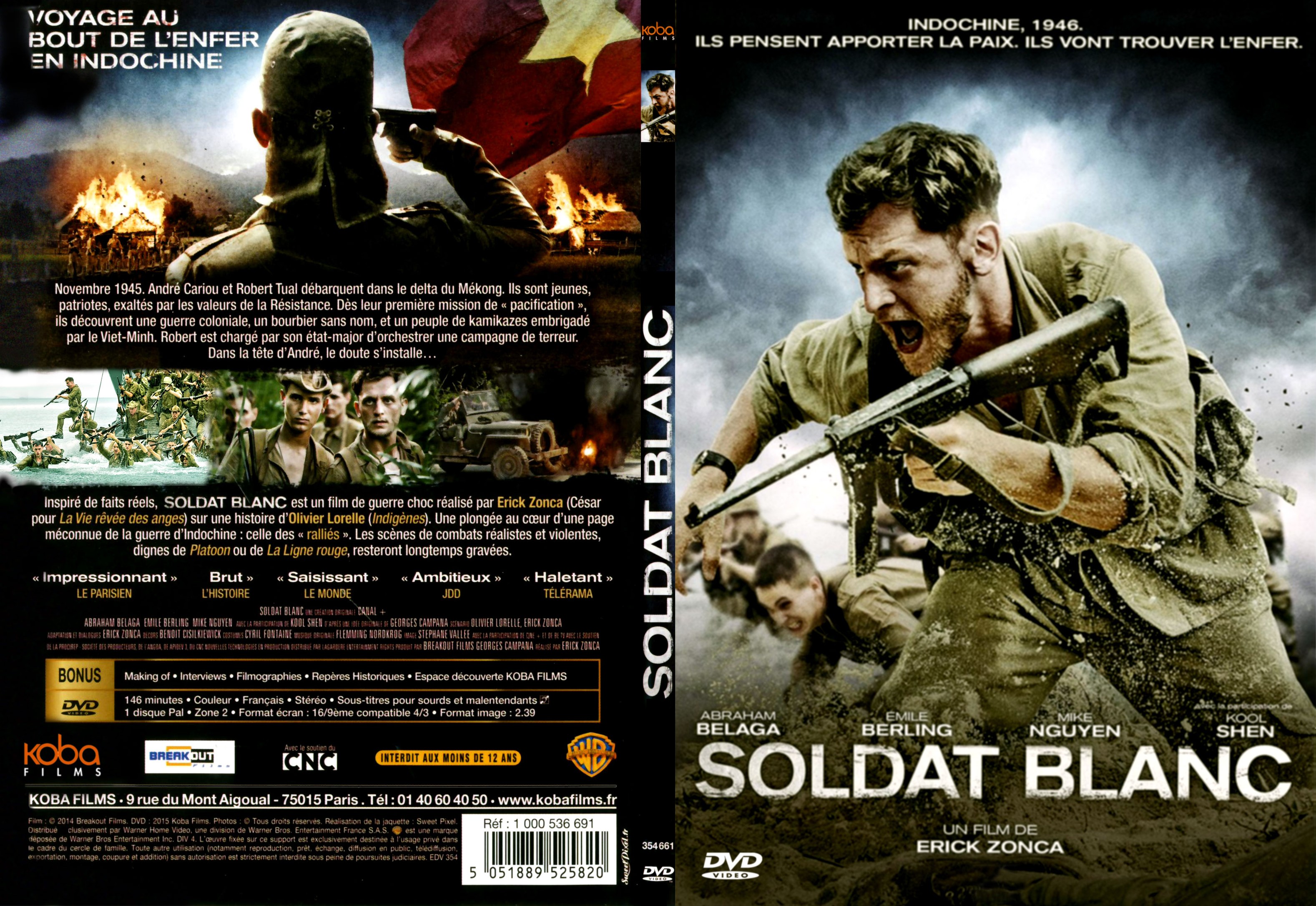 Jaquette DVD Soldat blanc - SLIM