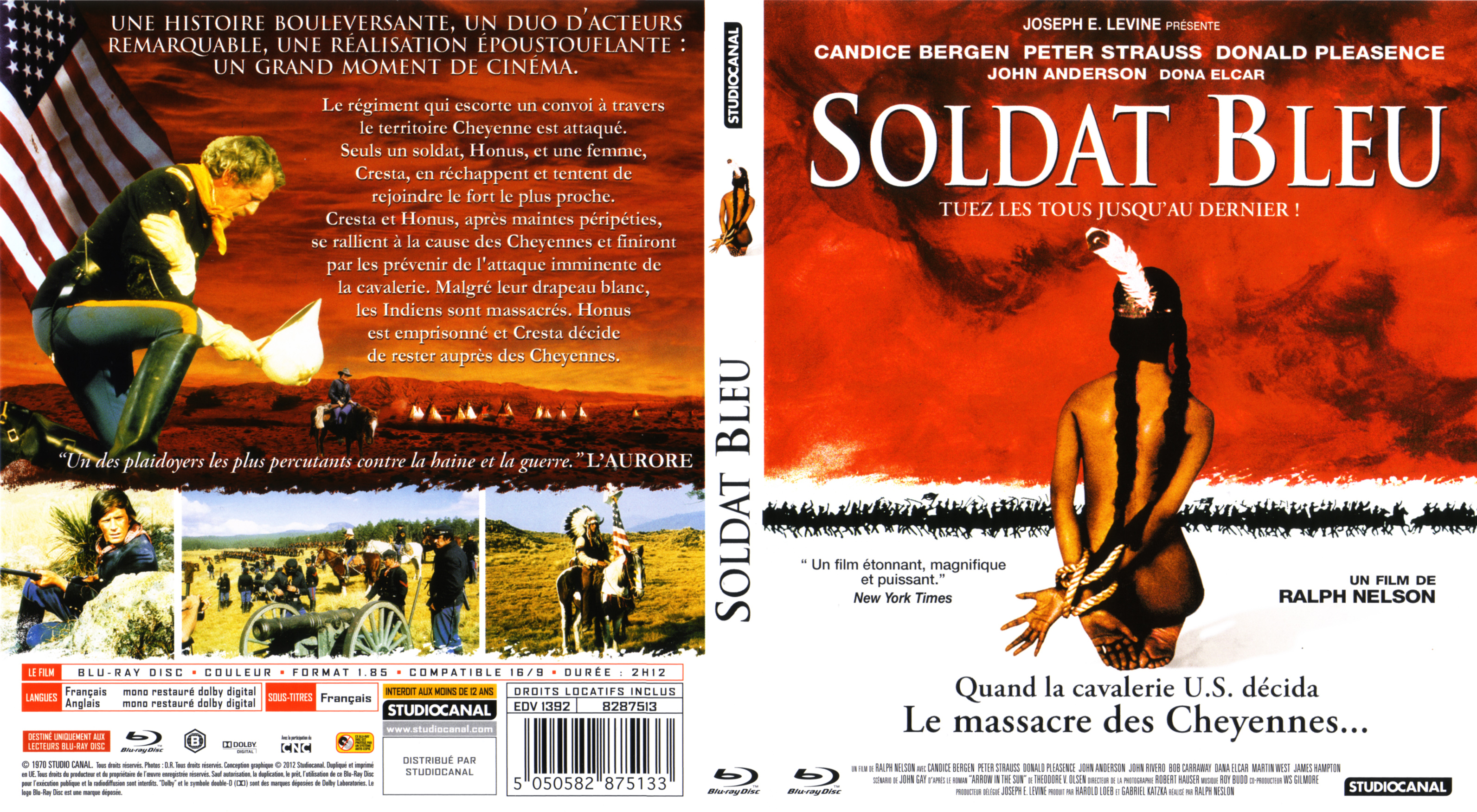 Jaquette DVD Soldat bleu (BLU-RAY)