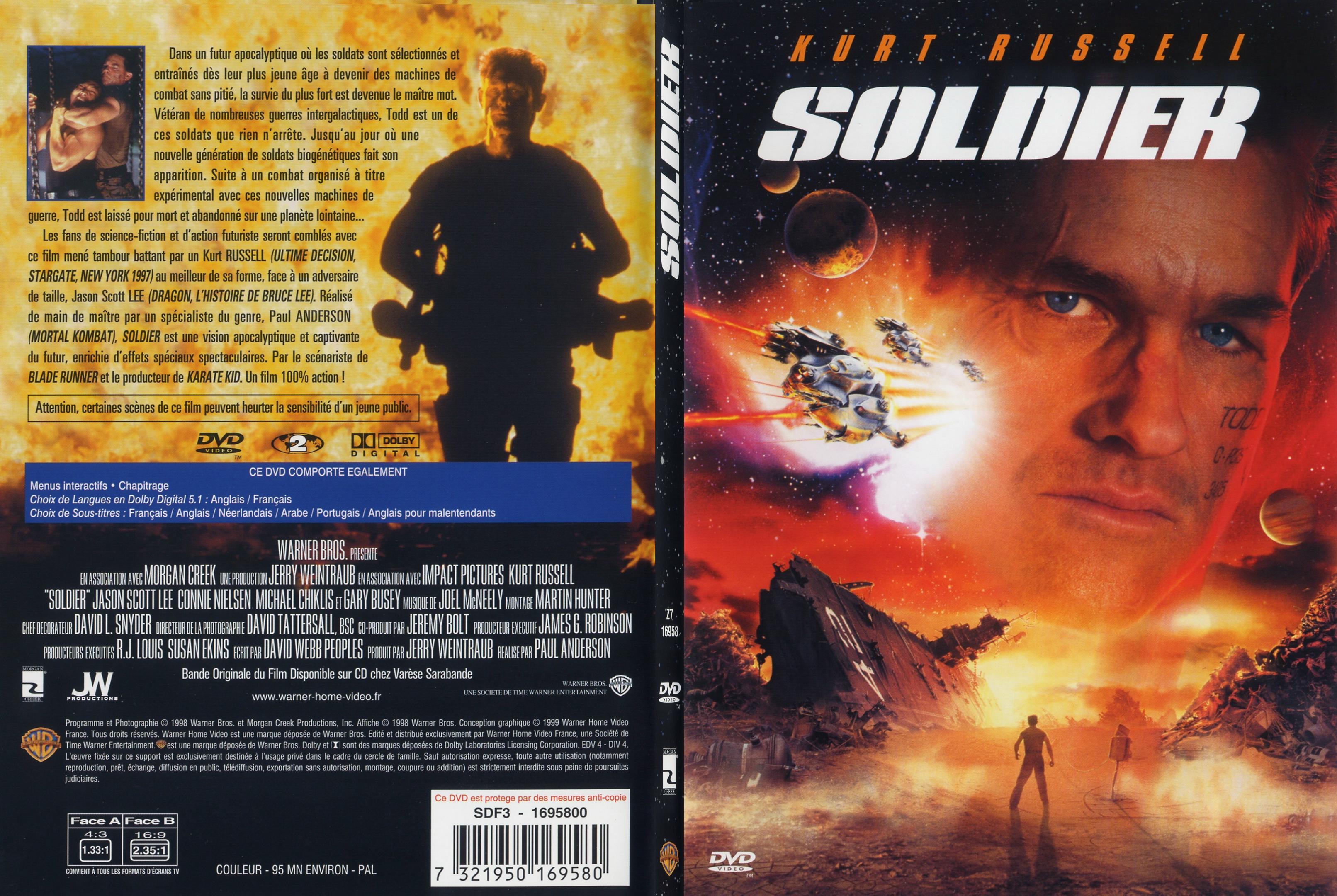 Jaquette DVD Soldier - SLIM