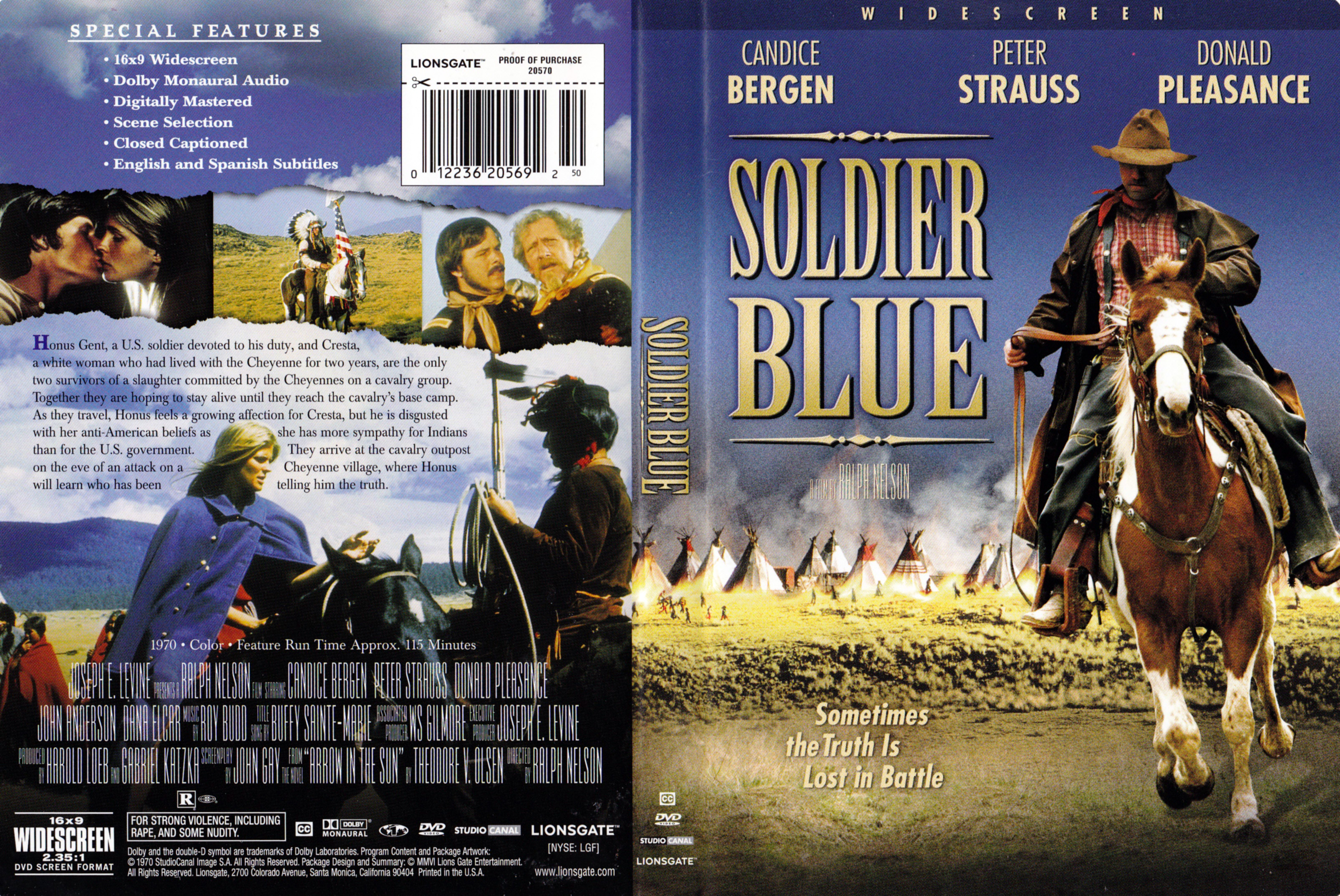 Jaquette DVD Soldier blue Zone 1