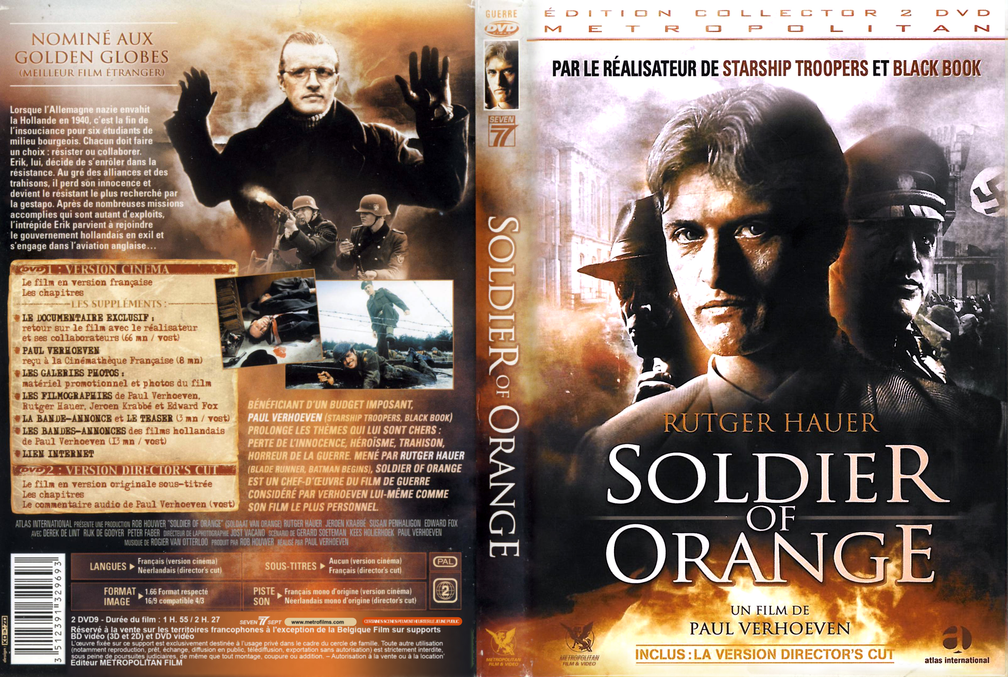 Jaquette DVD Soldier of orange