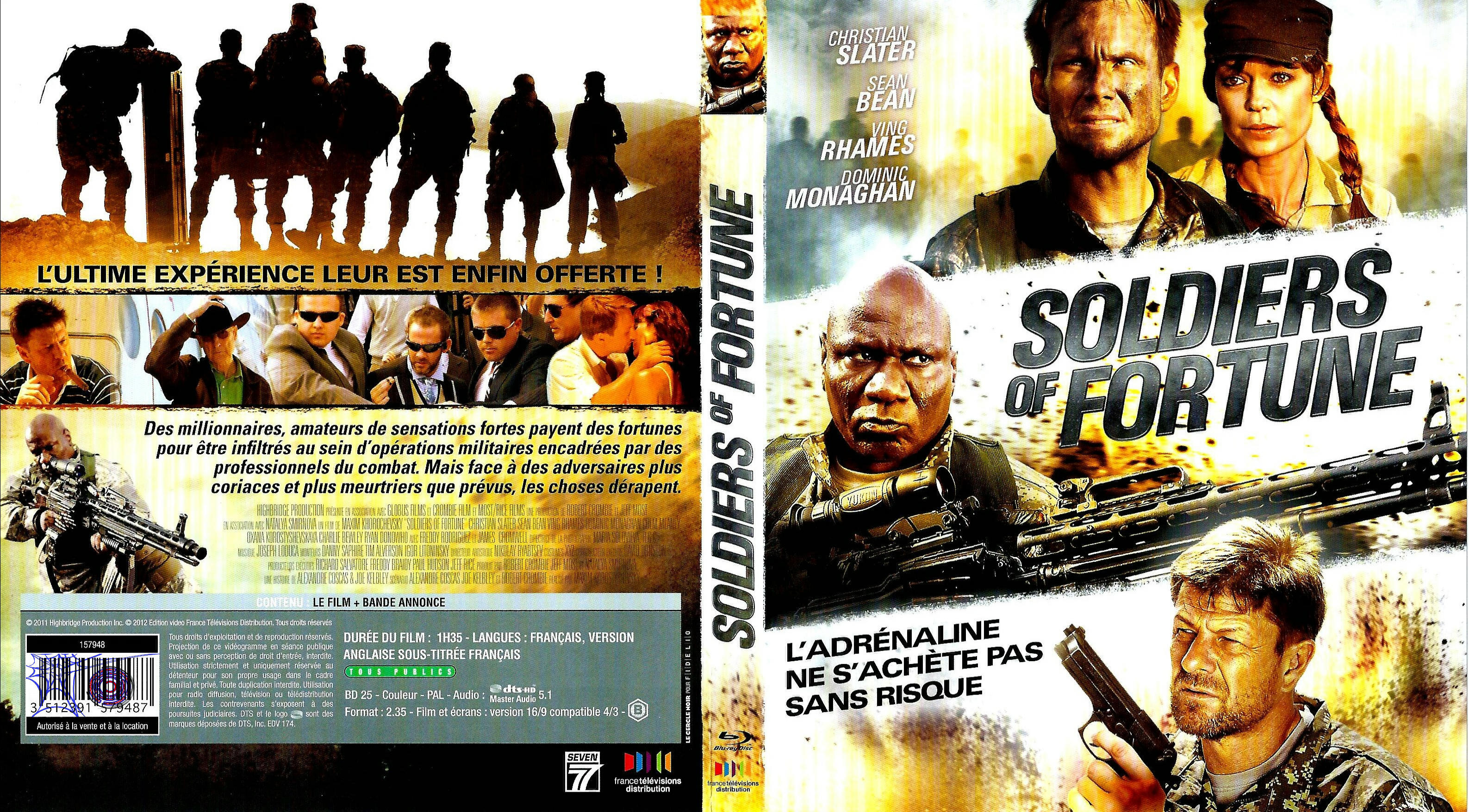 Jaquette DVD Soldiers of Fortune (BLU-RAY)