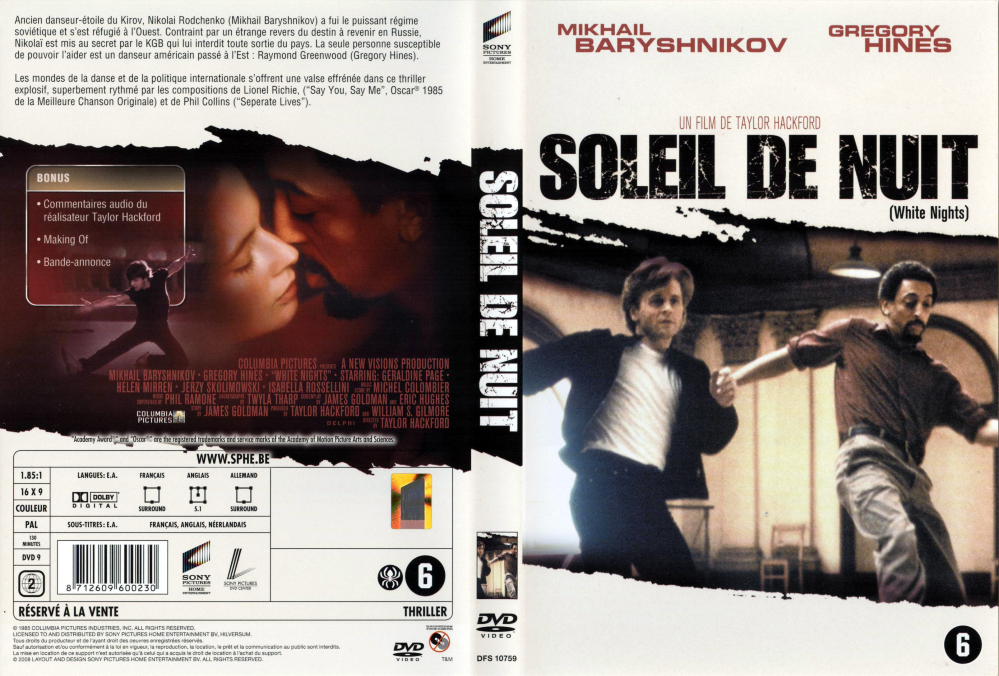 Jaquette DVD Soleil de nuit