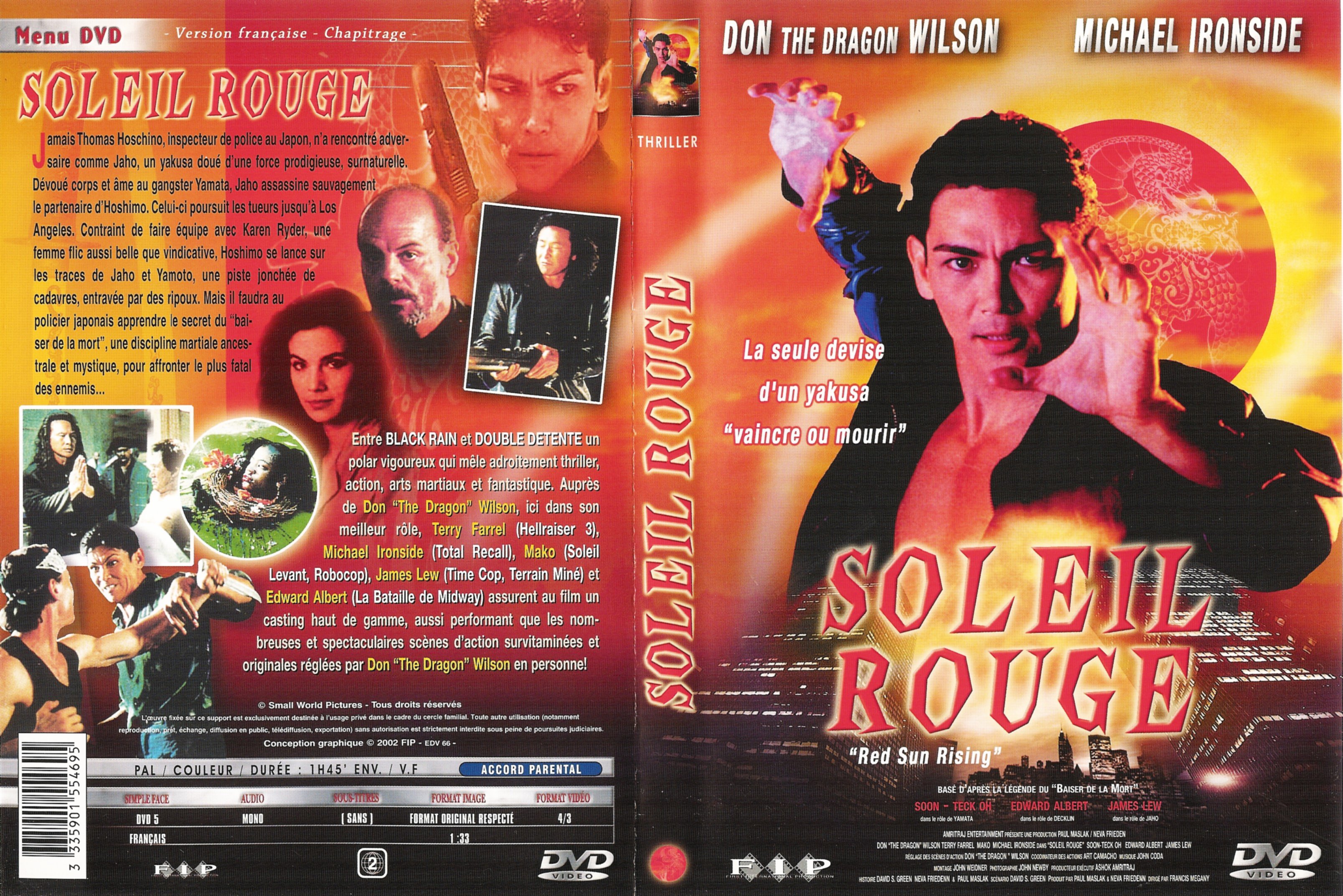 Jaquette DVD Soleil rouge (Don Wilson)