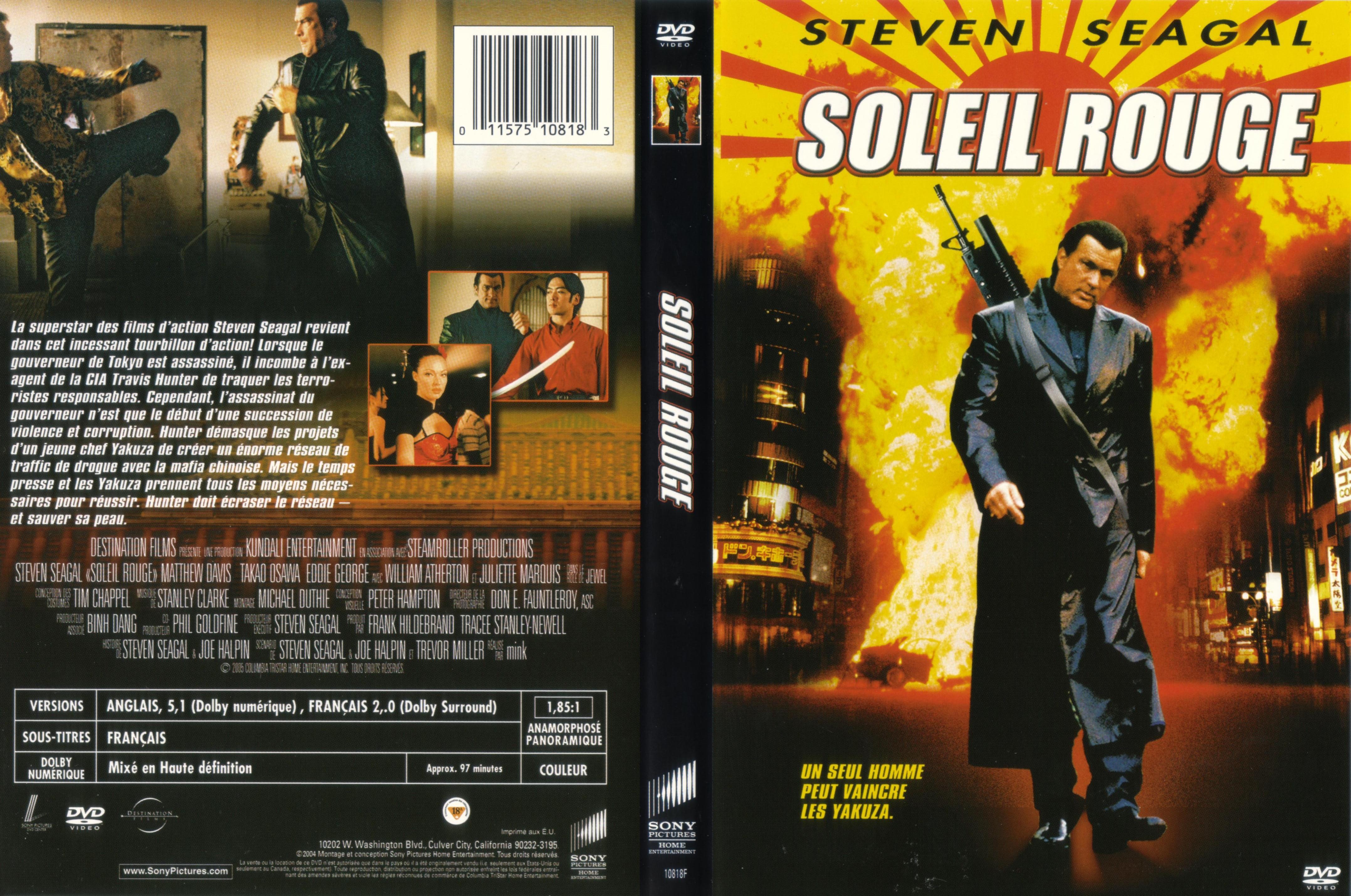 Jaquette DVD Soleil rouge (Steven Seagal)