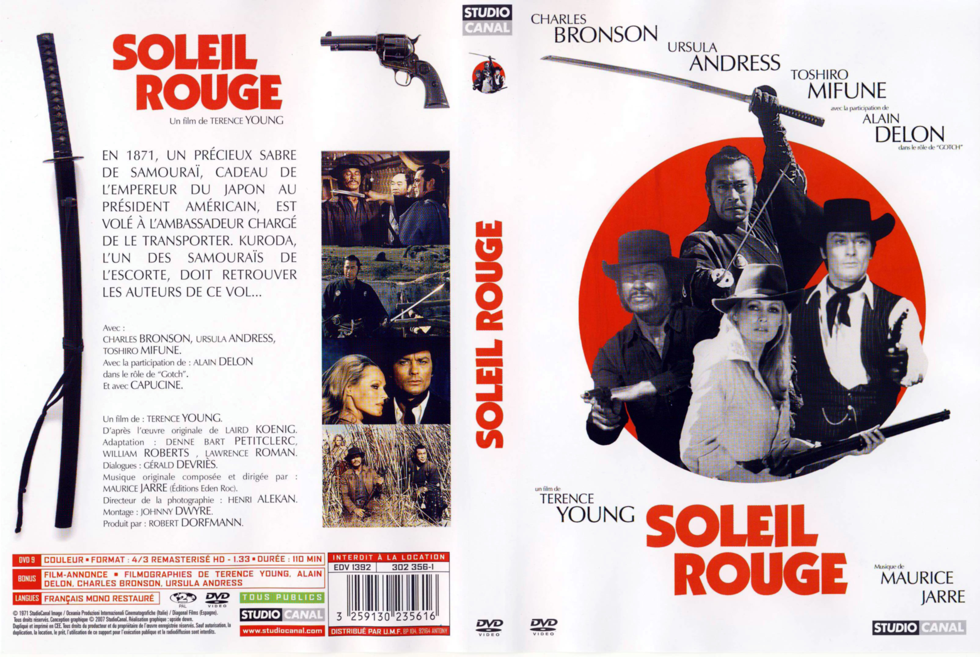 Jaquette DVD Soleil rouge v2