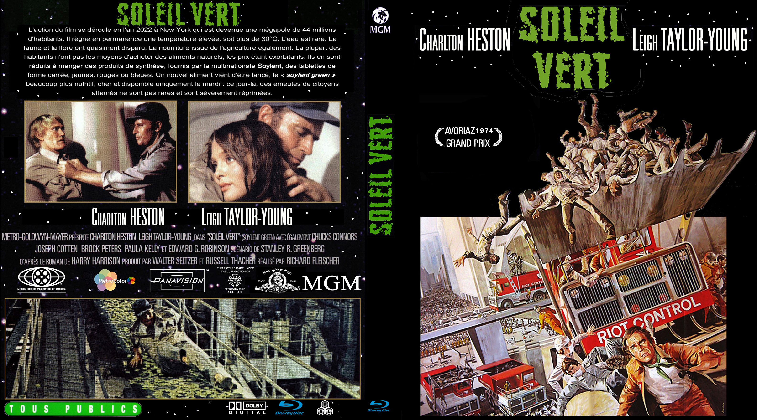 Jaquette DVD Soleil vert custom (BLU-RAY)