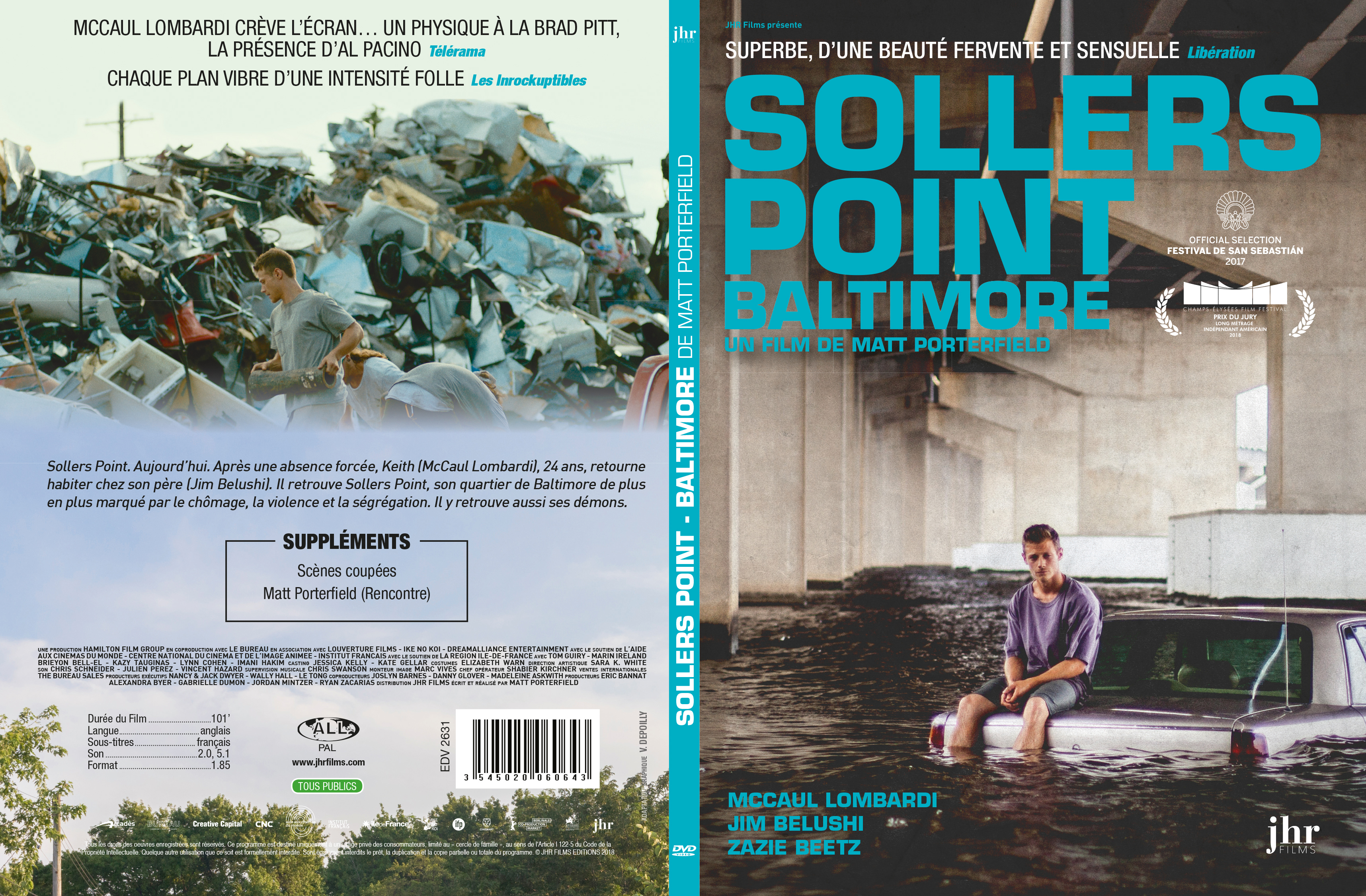 Jaquette DVD Sollers point Baltimore