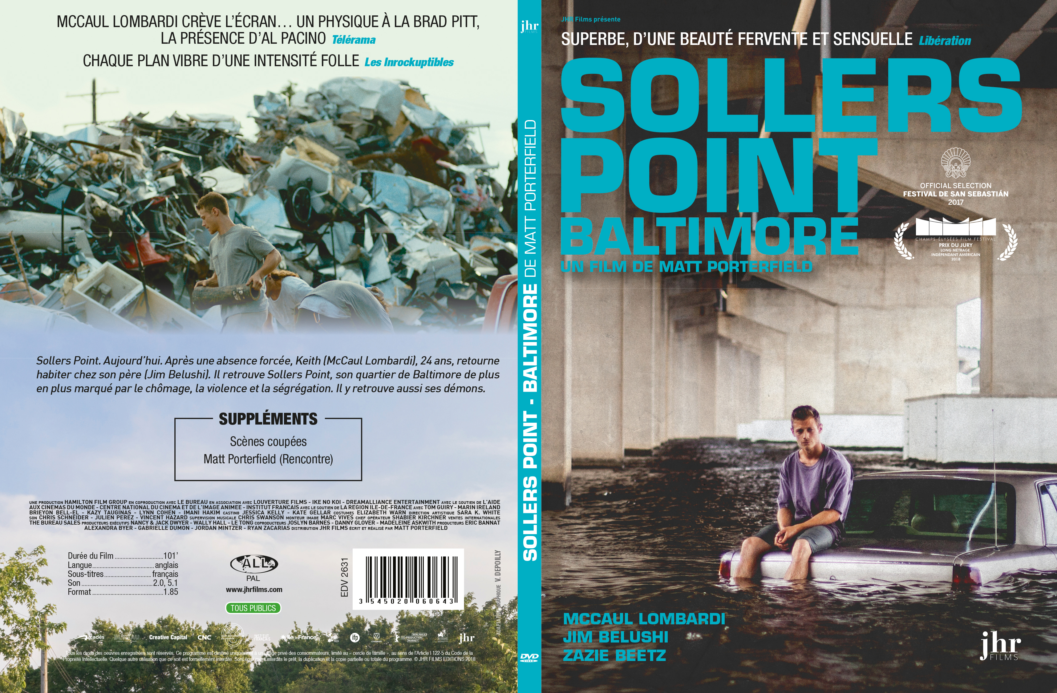 Jaquette DVD Sollers point Baltimore
