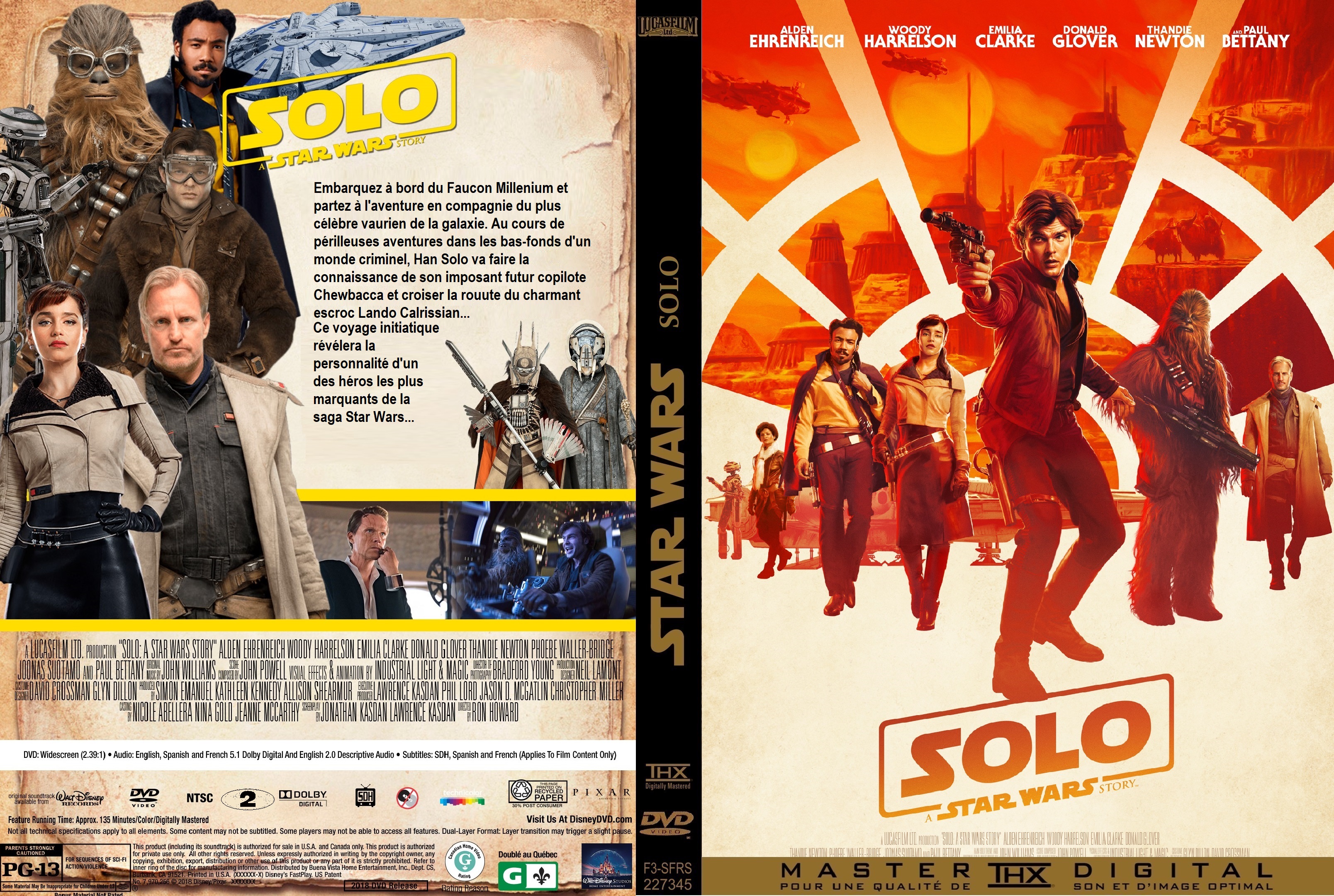 Jaquette DVD Solo: A Star Wars Story custom
