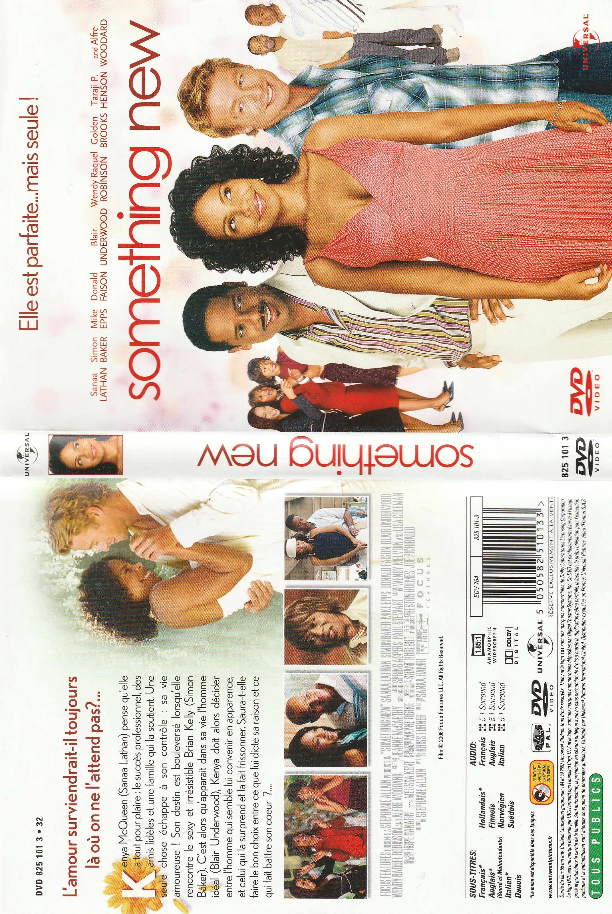 Jaquette DVD Something new v2