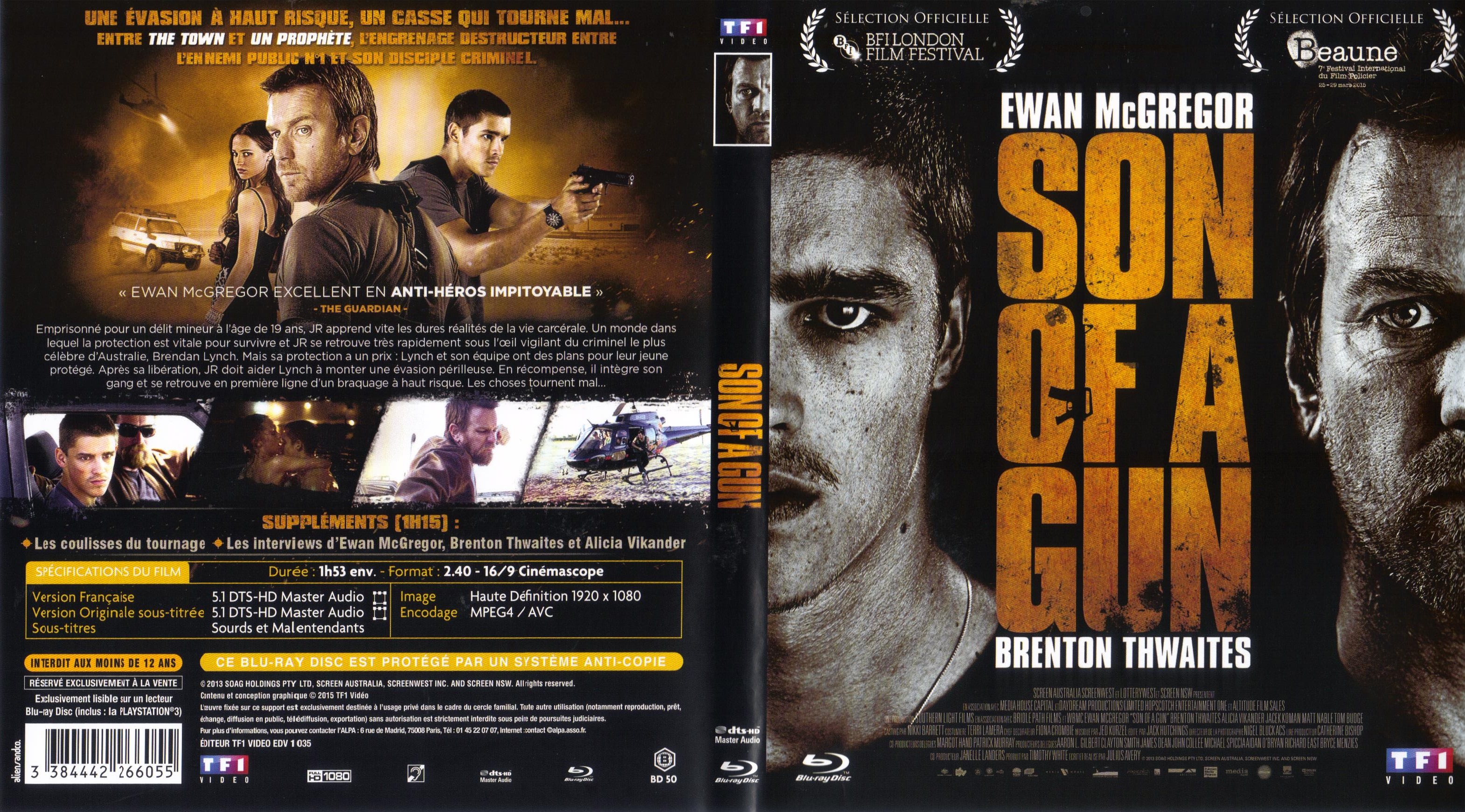 Jaquette DVD Son of a Gun (BLU-RAY)