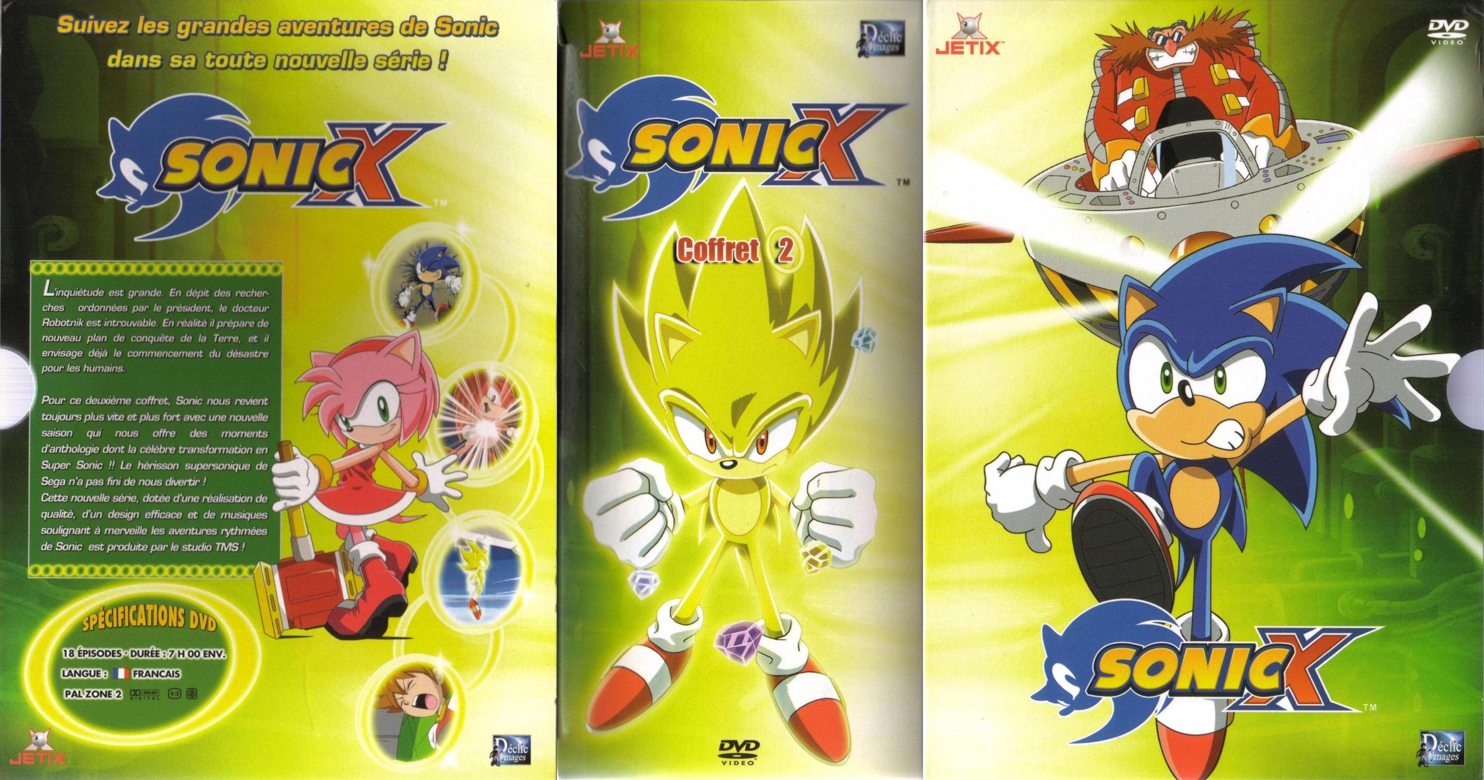Jaquette DVD Sonic X COFFRET 2