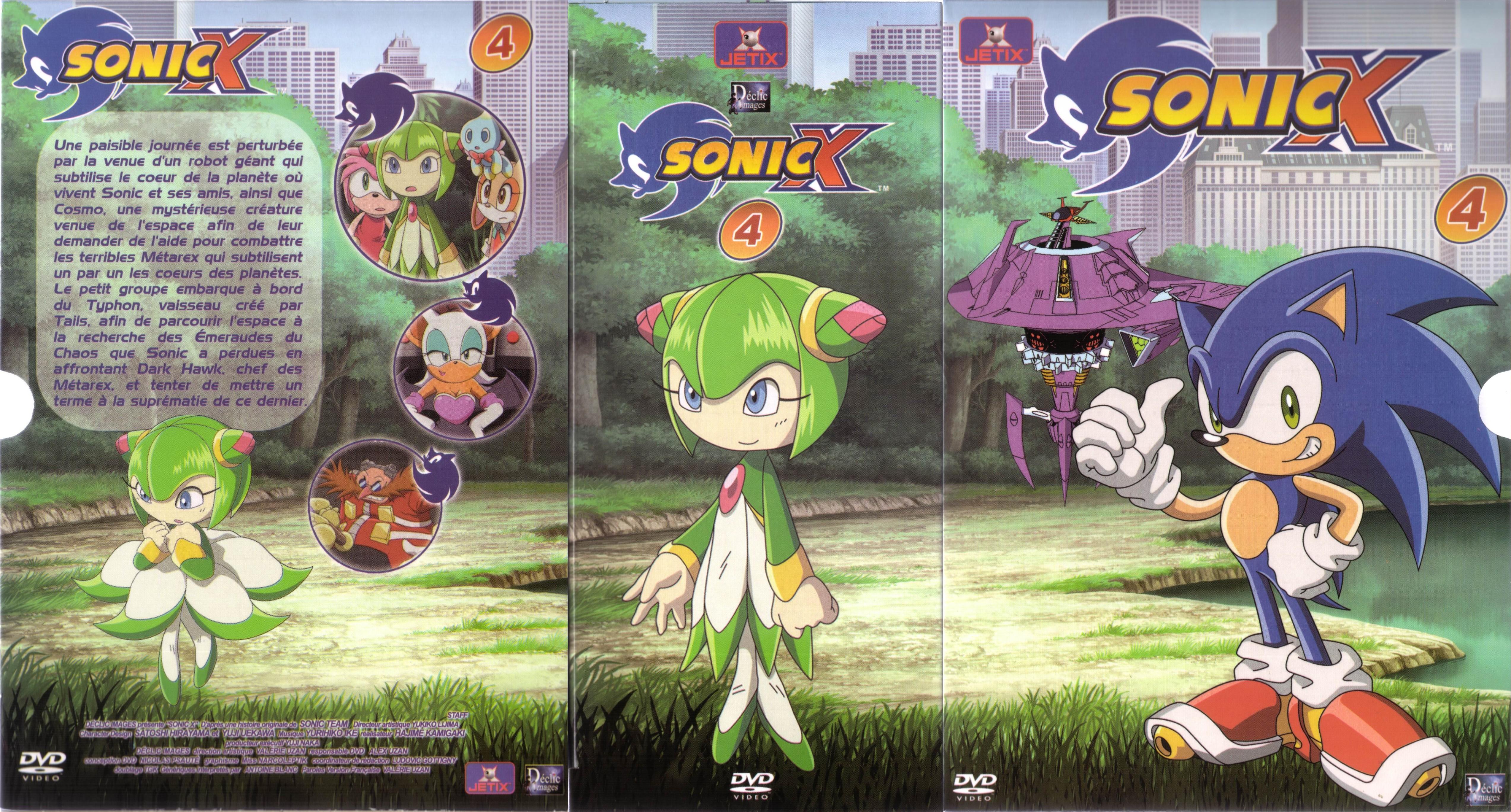 Jaquette DVD Sonic X COFFRET 4