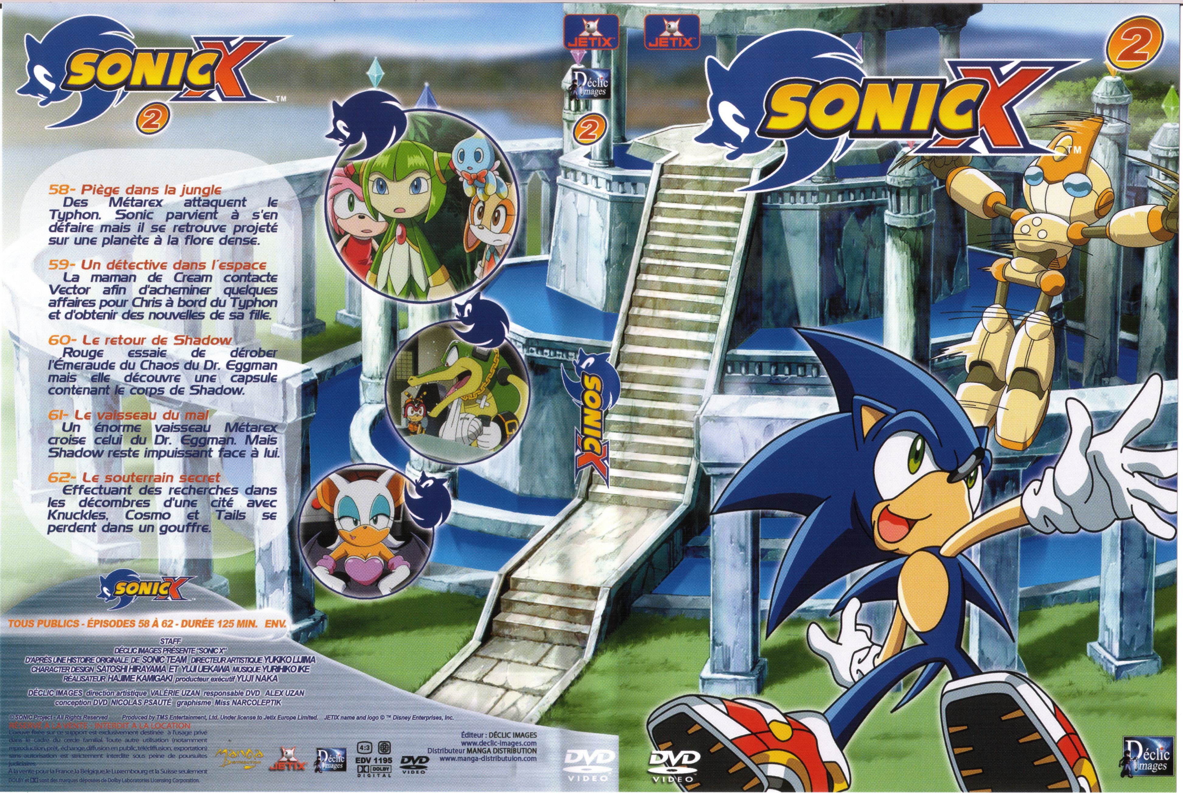 Jaquette DVD Sonic X vol 20