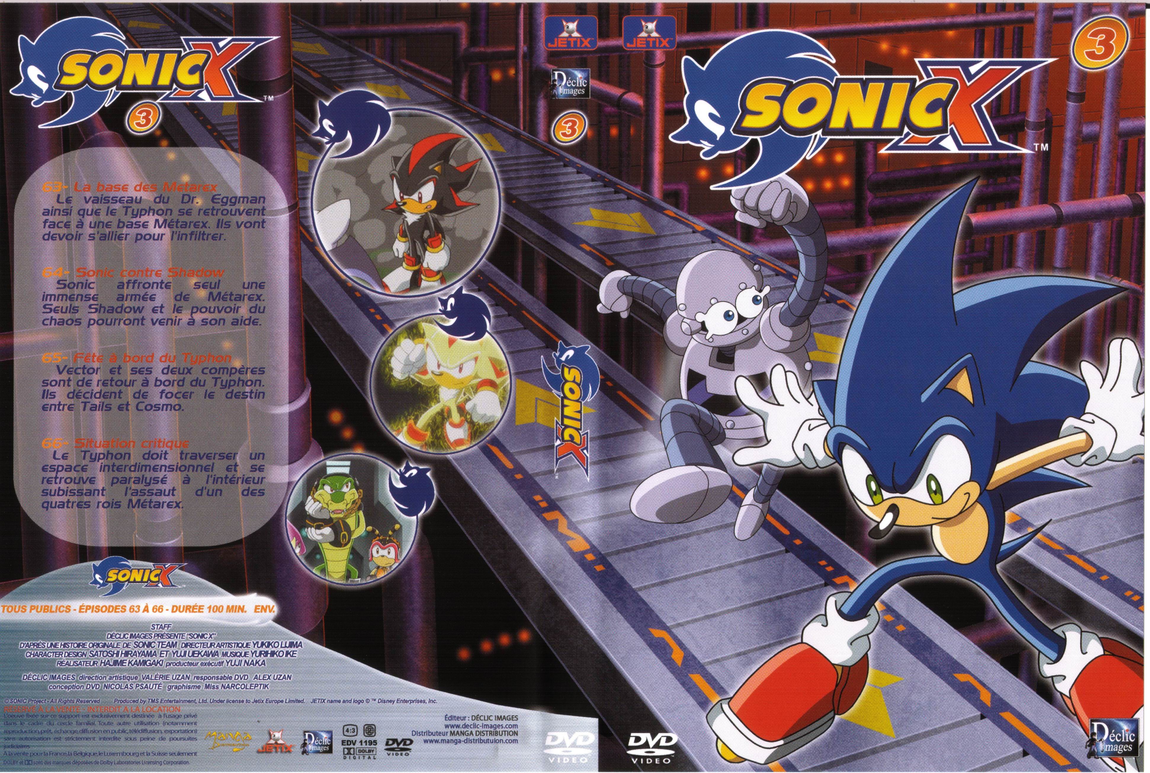 Jaquette DVD Sonic X vol 21