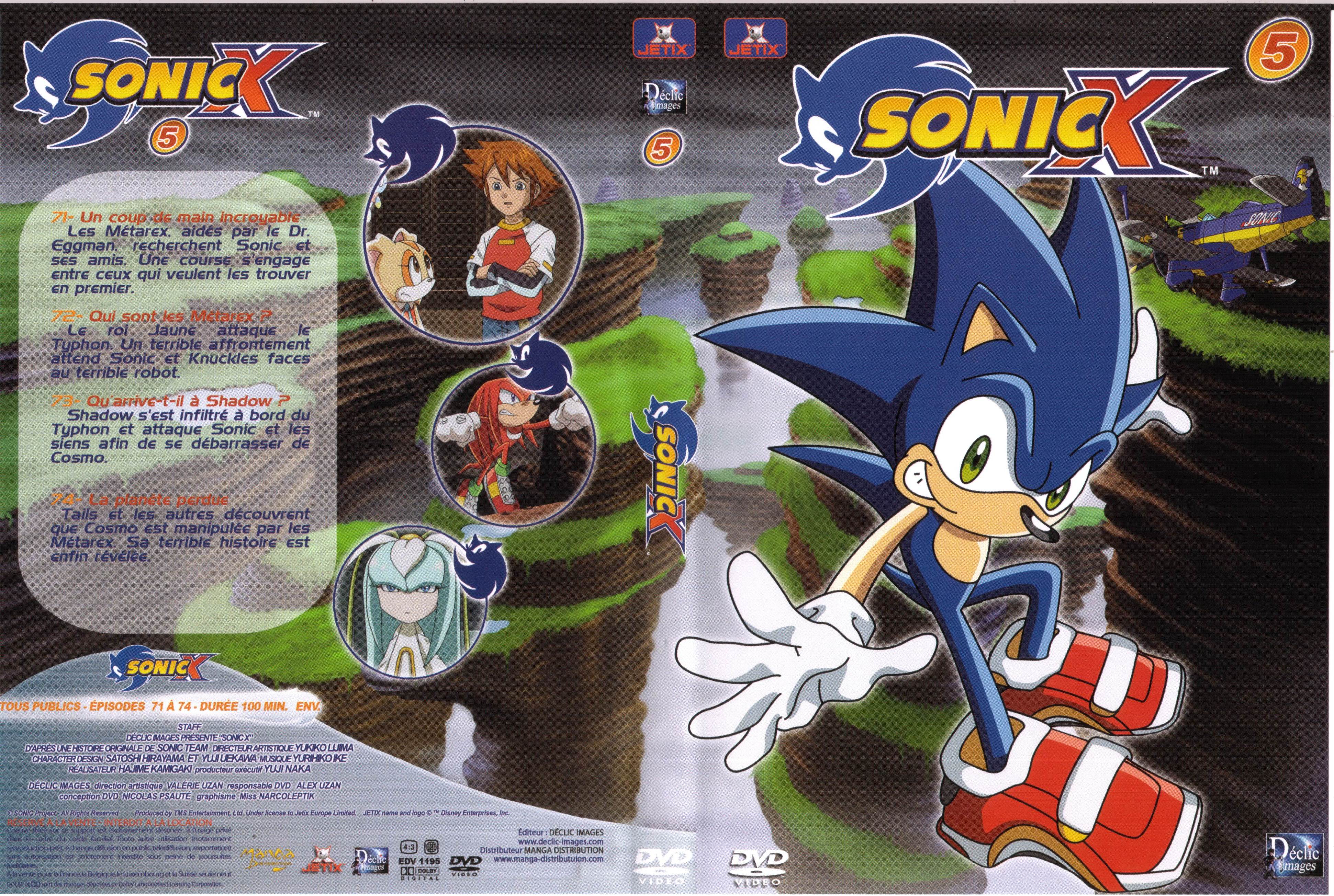 Jaquette DVD Sonic X vol 23