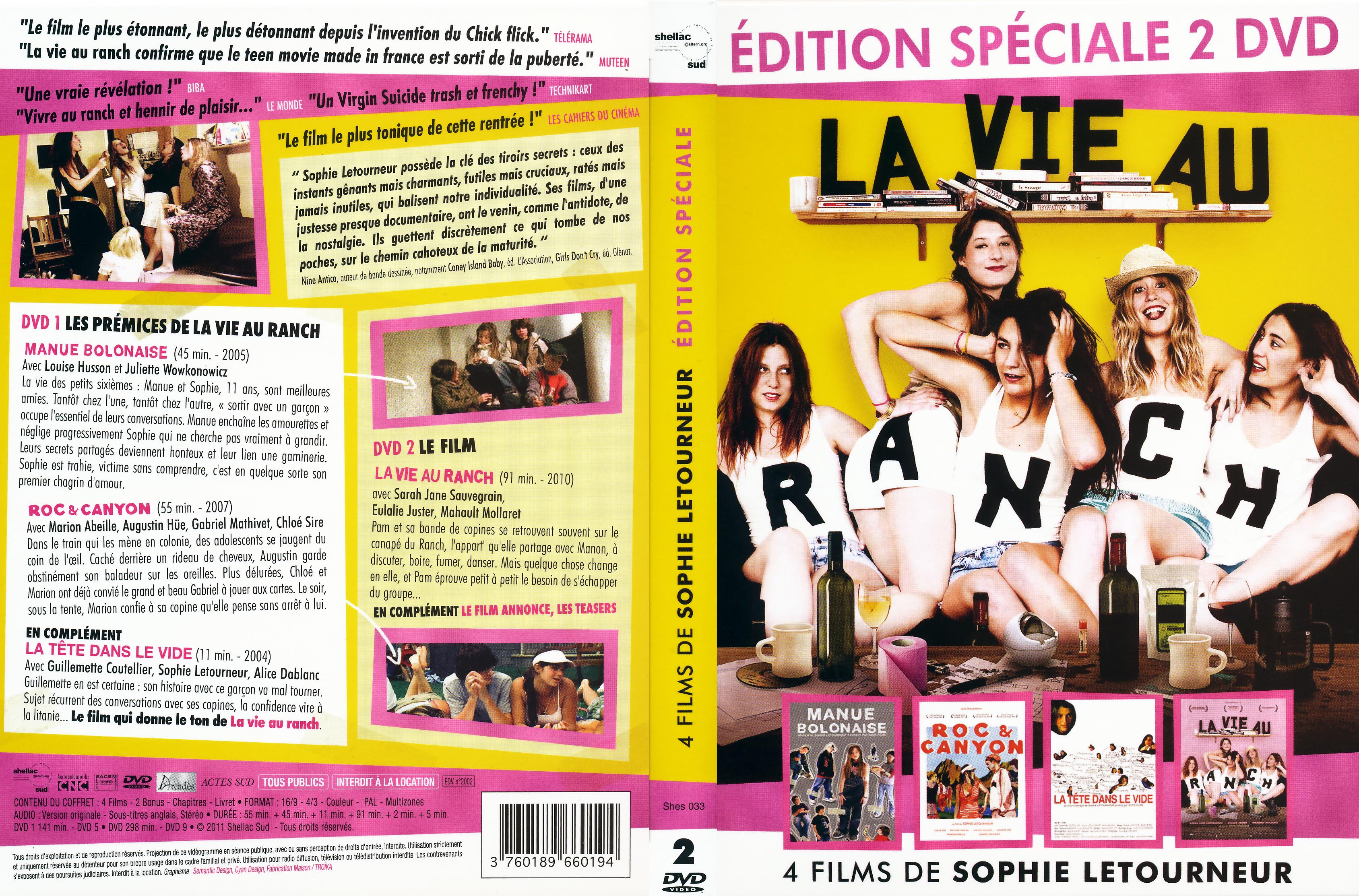 Jaquette DVD Sophie Letourneur COFFRET