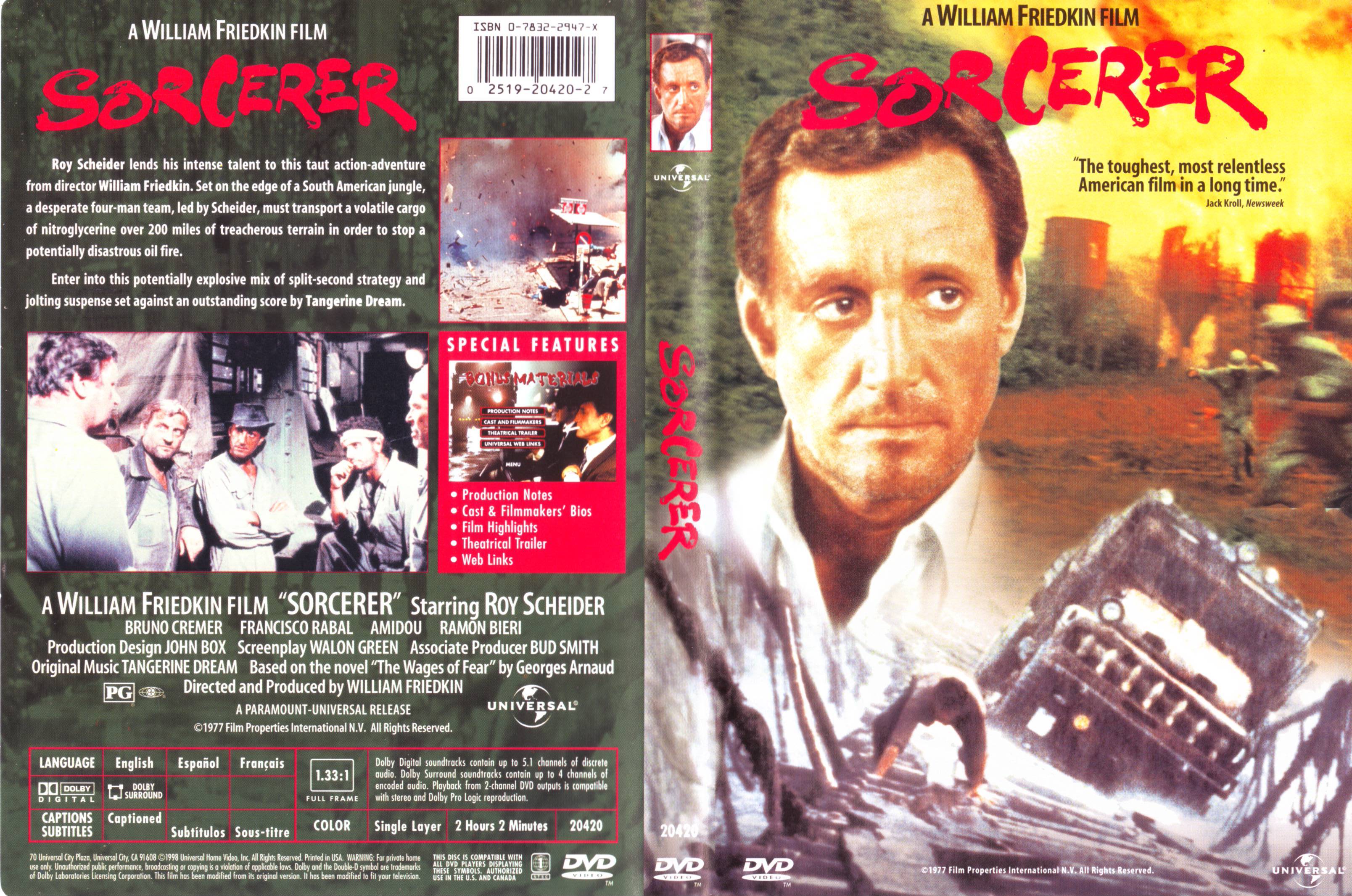 Jaquette DVD Sorcerer