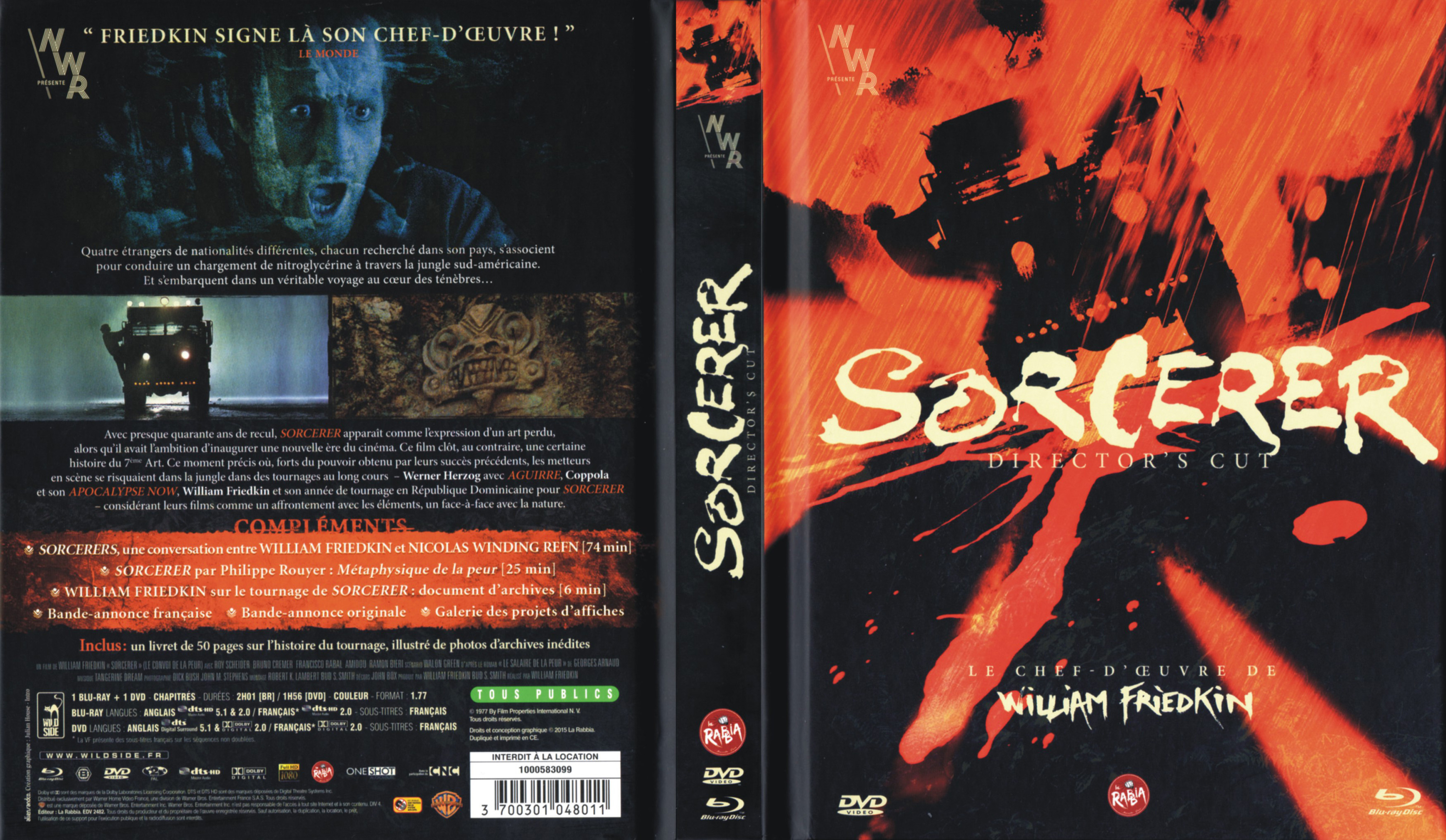 Jaquette DVD Sorcerer (BLU-RAY)