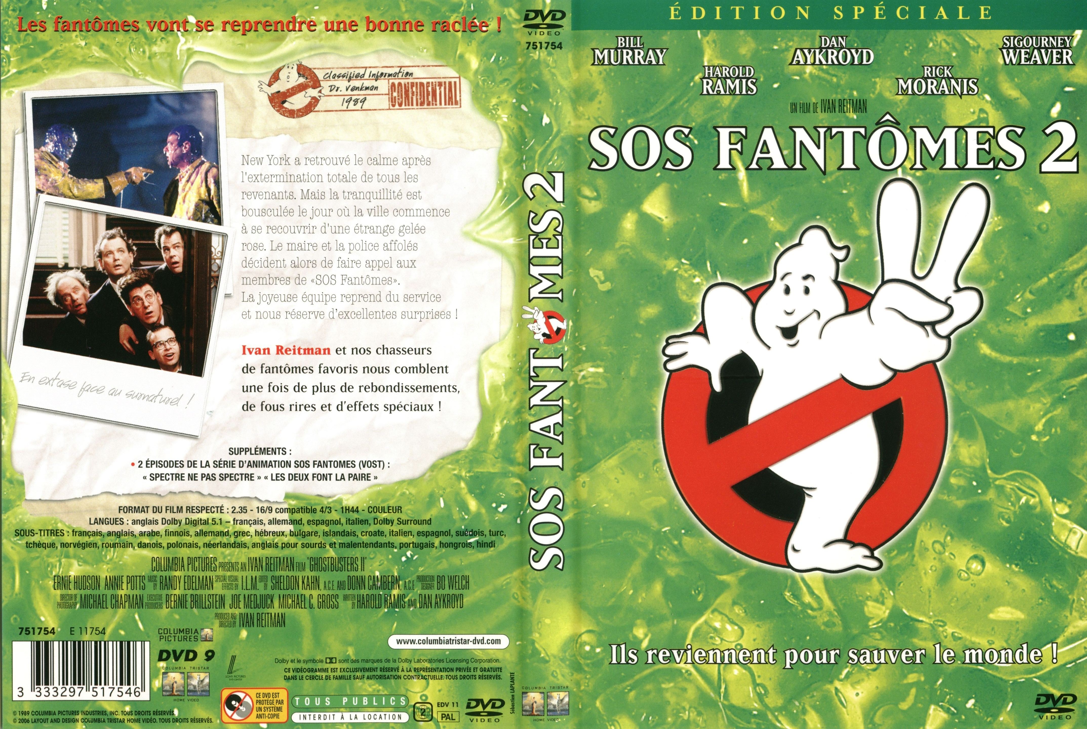 Jaquette DVD Sos fantomes 2 v3