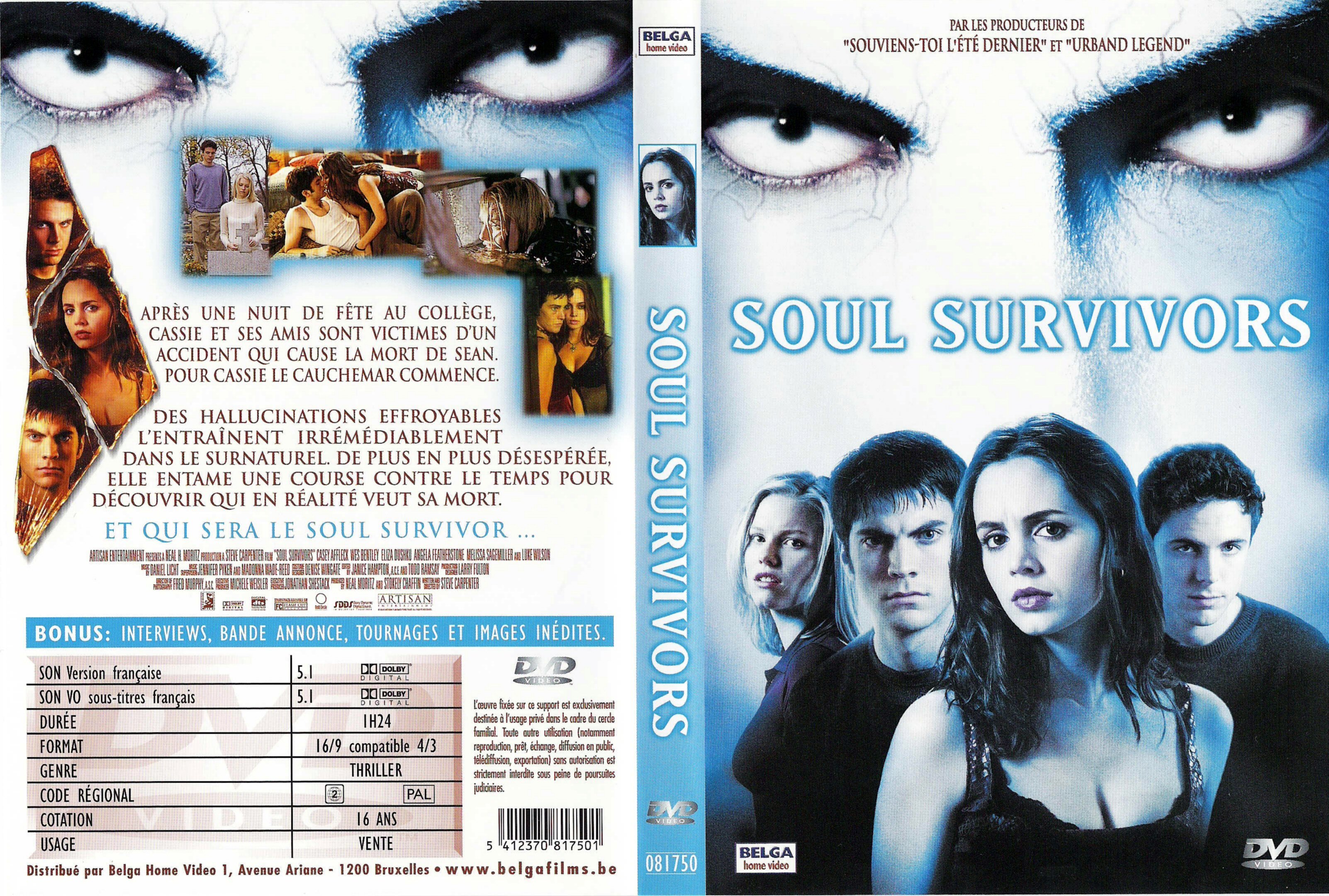 Jaquette DVD Soul survivors