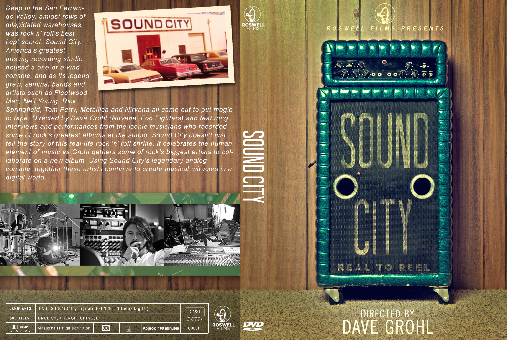 Jaquette DVD Sound city custom