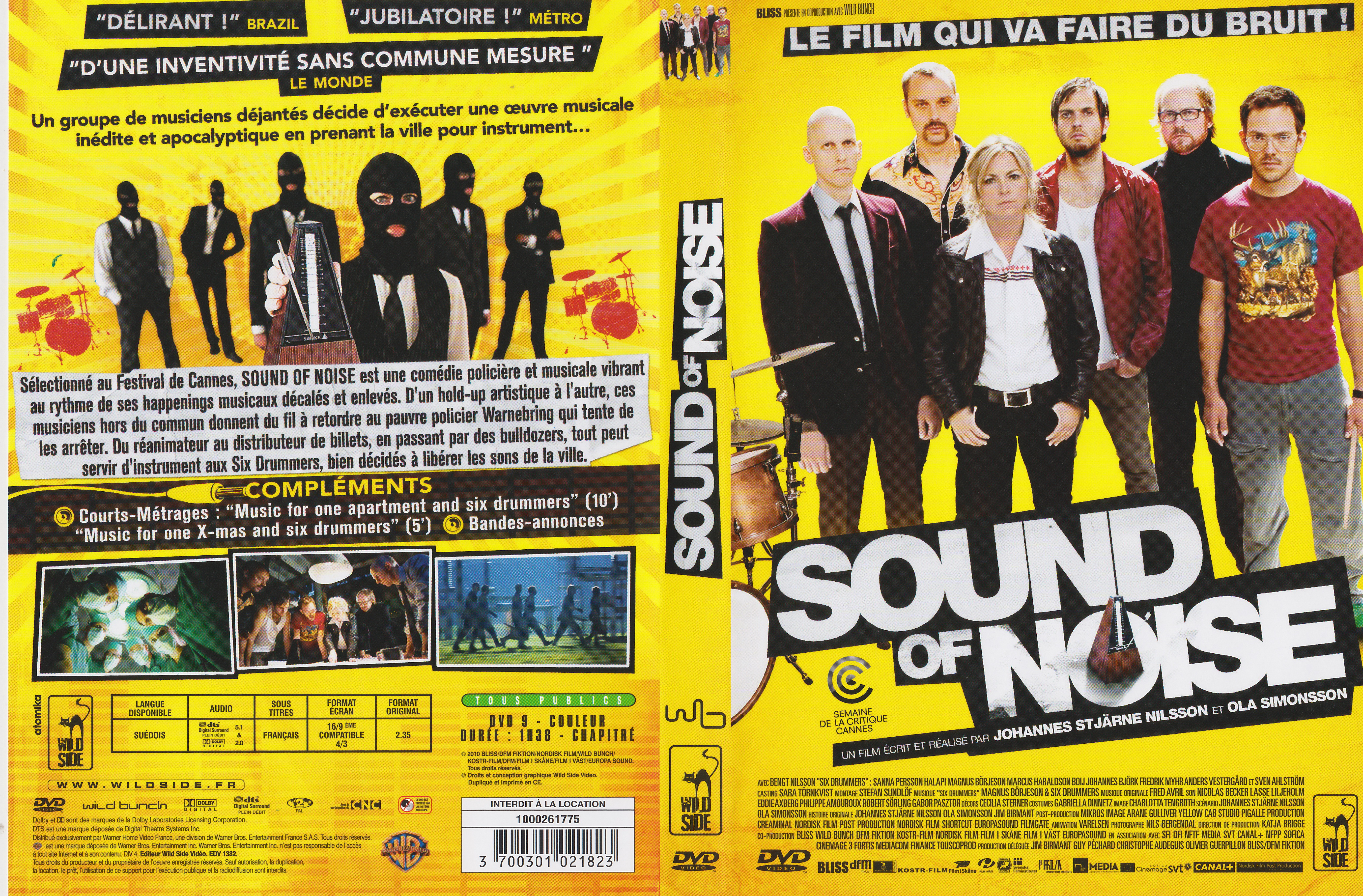Jaquette DVD Sound of noise