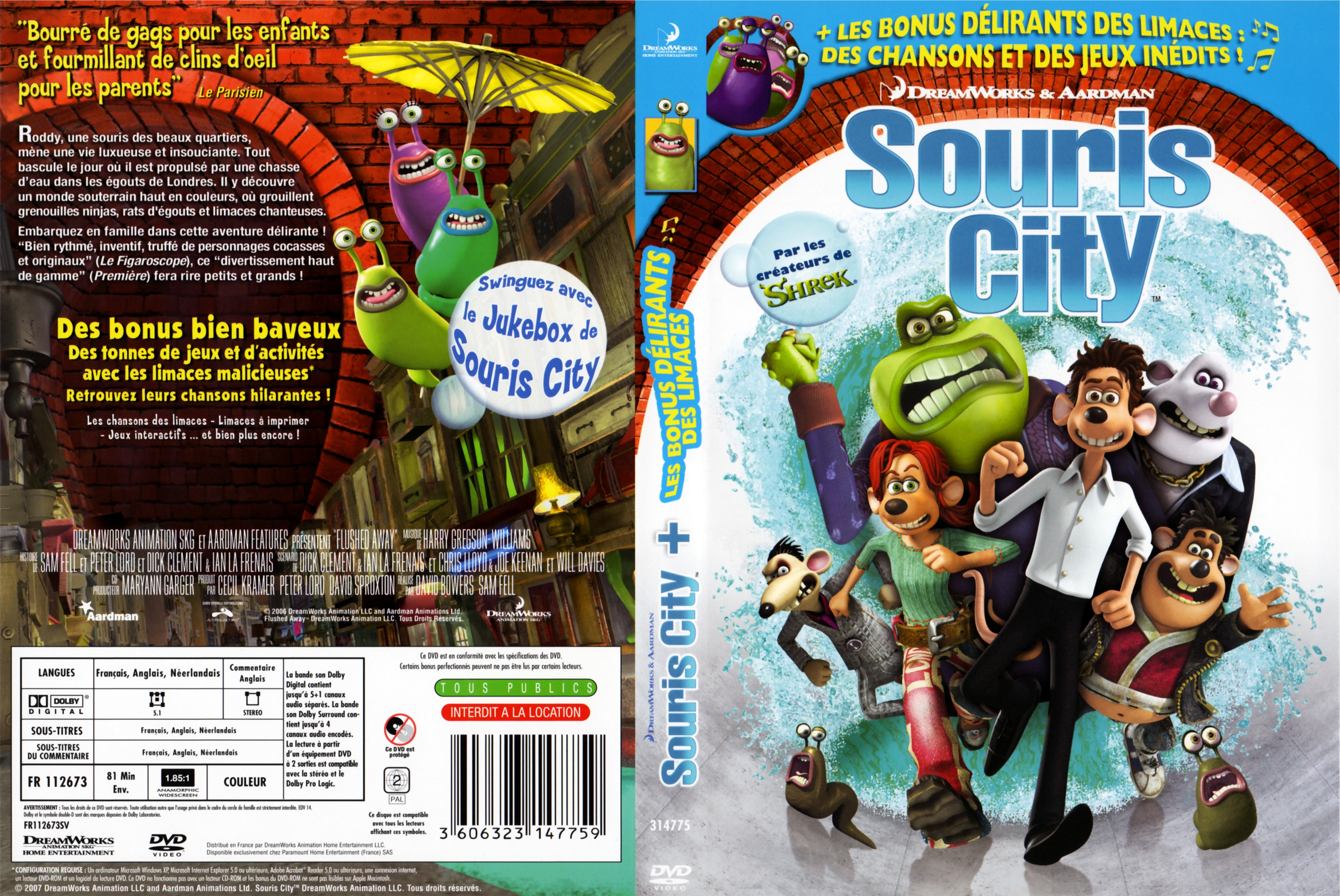 Jaquette DVD Souris city