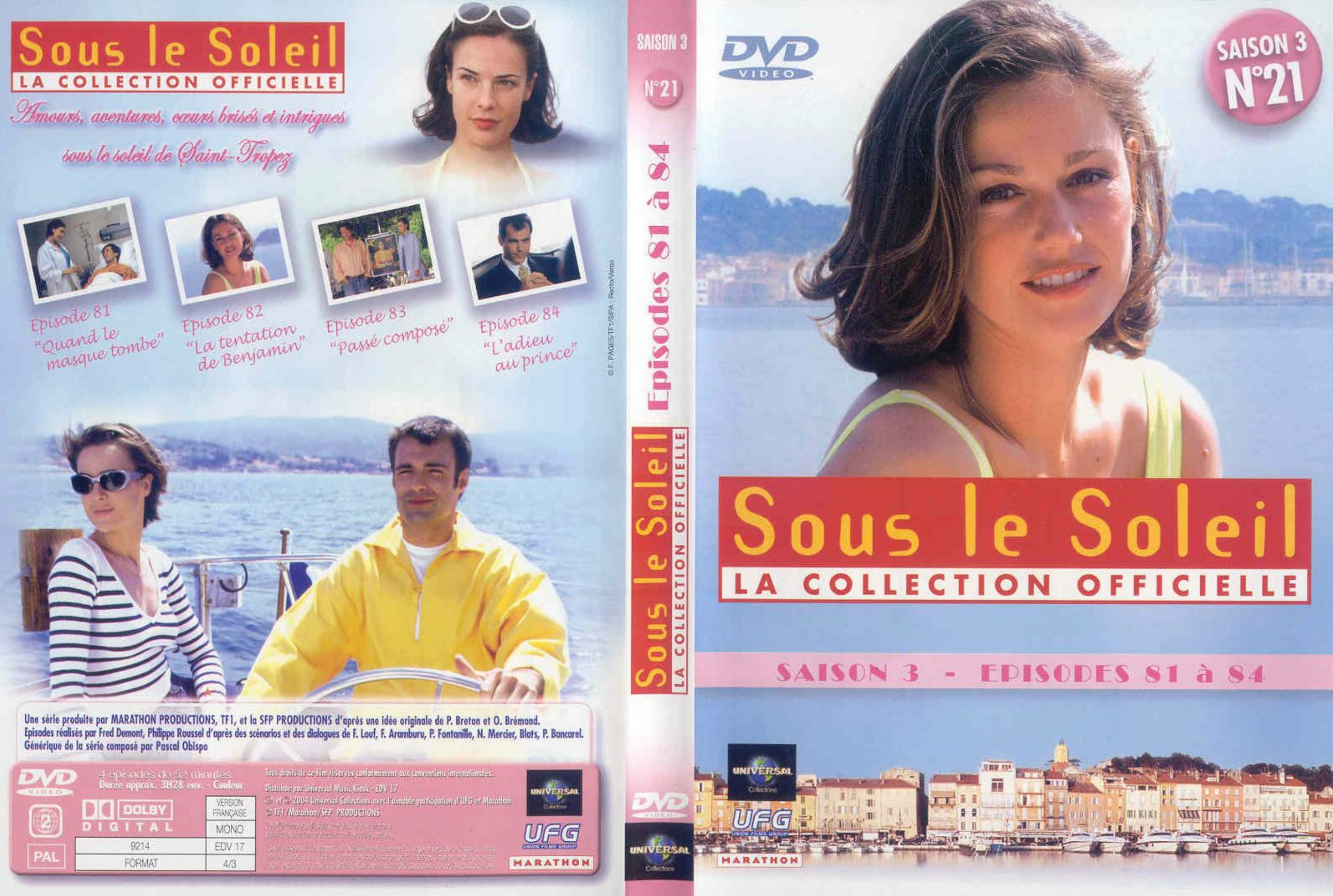 Combien De Saison Sous Le Soleil Jaquette DVD de Sous le soleil saison 3 vol 21 - Cinéma Passion